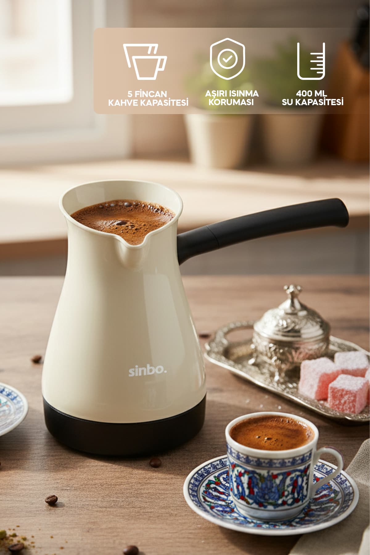 قهوهجوش برقی Sinbo مدل SCM-2951 قهوهجوش برقی Sinbo مدل SCM-2951