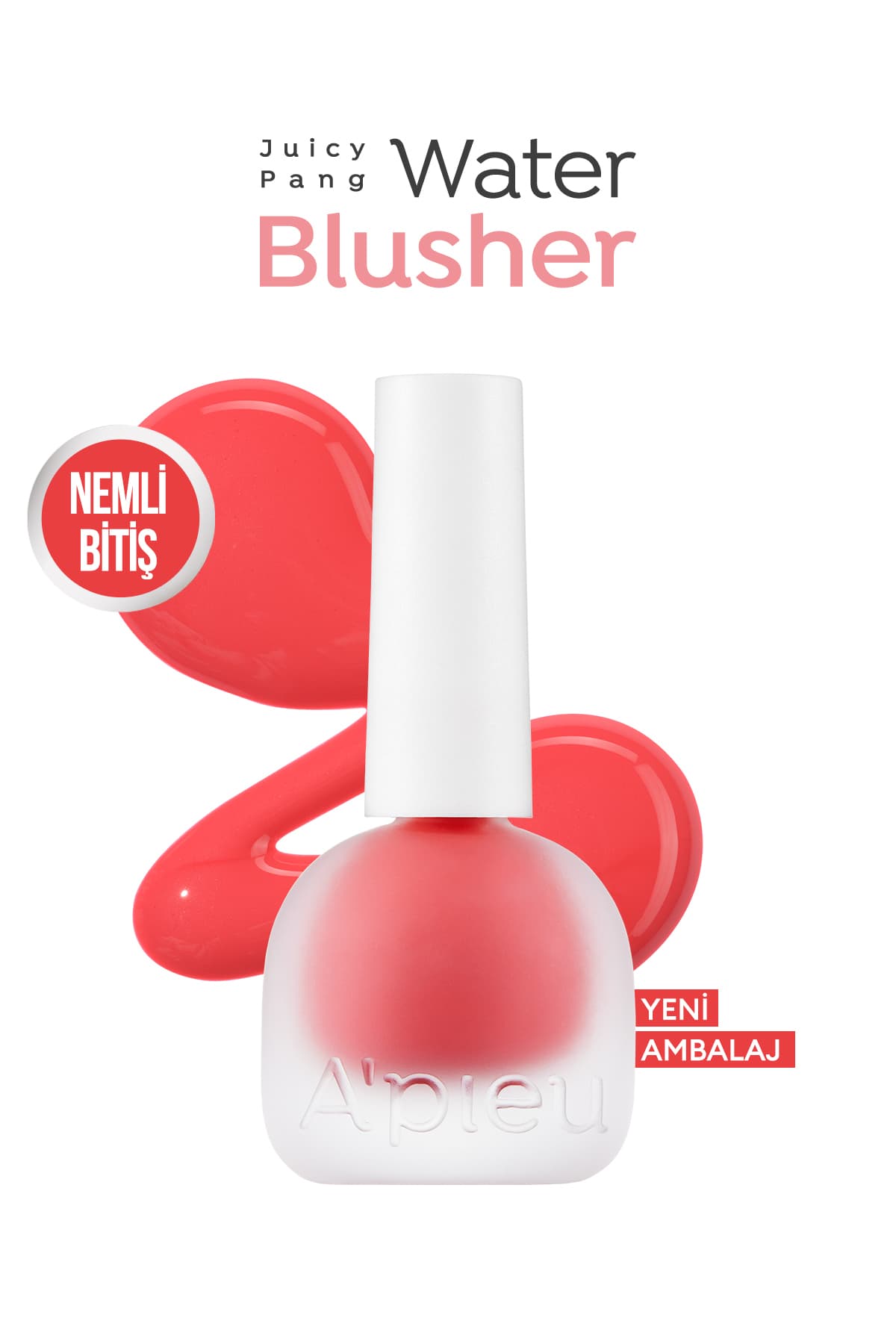 رژگونه مایع Missha با عصاره میوه و جلوهای مرطوب، درخشان و طبیعی APIEU Juicy-Pang Water Blusher مدل RD01 رژگونه مایع Missha با عصاره میوه و جلوهای مرطوب، درخشان و طبیعی APIEU Juicy-Pang Water Blusher مدل RD01