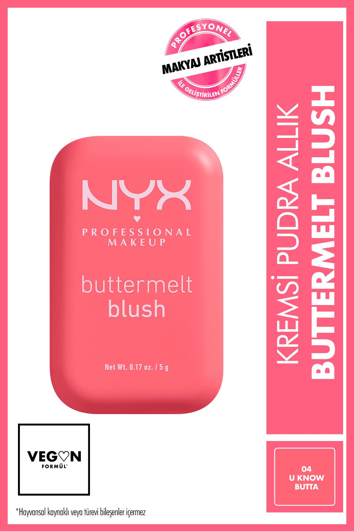 رژگونه کرمی پودری Buttermelt NYX Professional Makeup ماندگار تا ۱۲ ساعت رنگ 04 U Know Butta رژگونه کرمی پودری Buttermelt NYX Professional Makeup ماندگار تا ۱۲ ساعت رنگ 04 U Know Butta