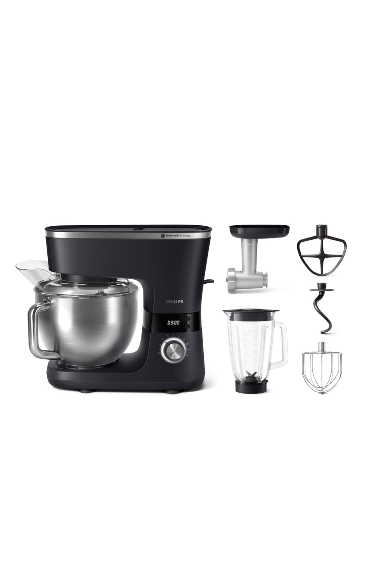 روبات آشپزخانه Philips سری 7000 5.5 لیتری 1000 وات ProKnead تایمر هوشمند مدل HR7962/21 روبات آشپزخانه Philips سری 7000 5.5 لیتری 1000 وات ProKnead تایمر هوشمند مدل HR7962/21