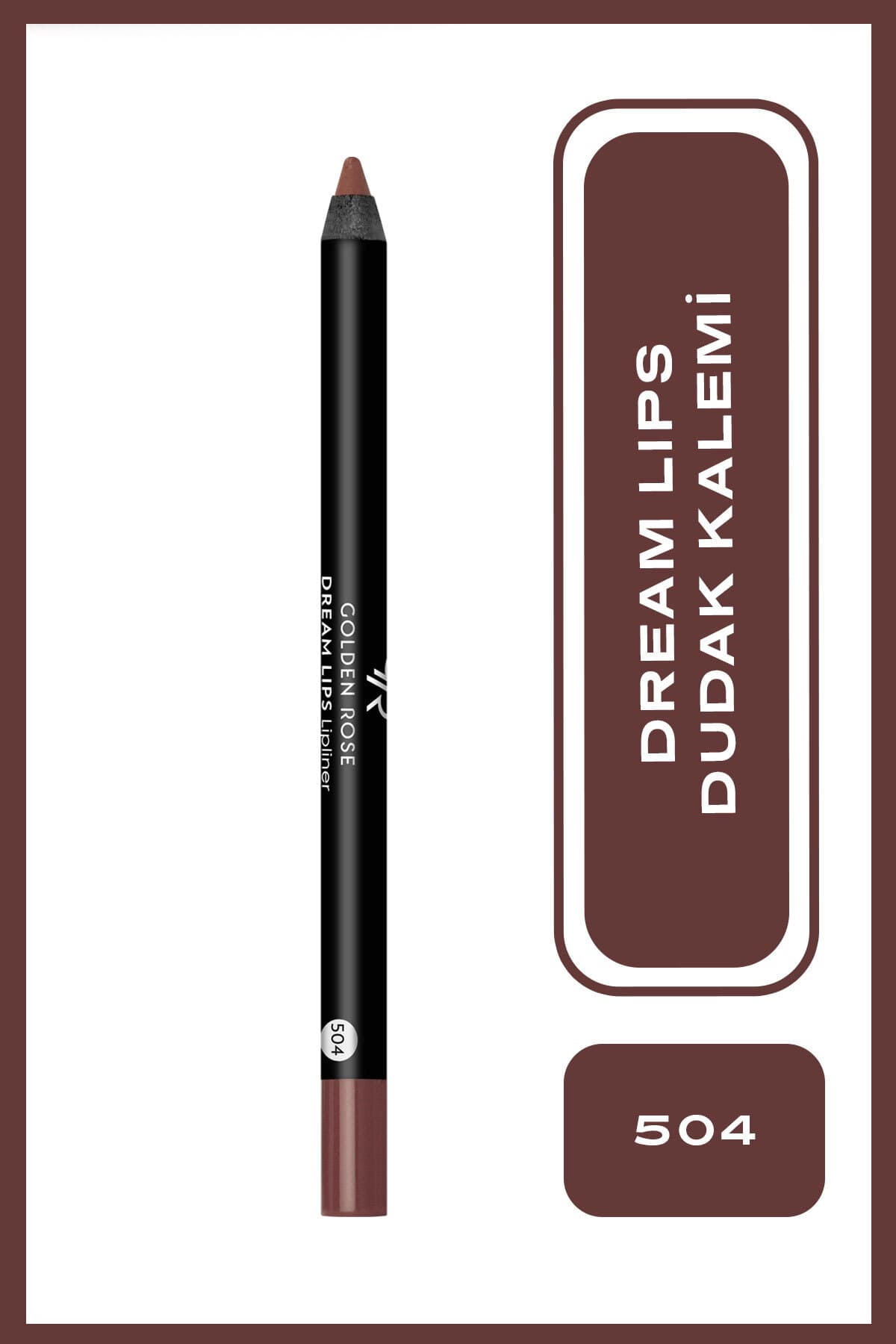 خط لب Golden Rose مدل Dream Lips شماره 504 خط لب Golden Rose مدل Dream Lips شماره 504