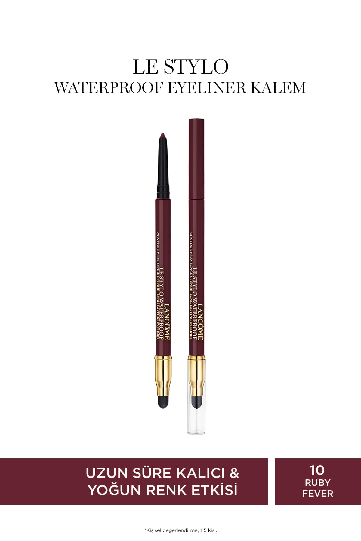مداد چشم ضدآب Lancome Le Stylo شماره 10 Ruby Fever مدل 3614274132335 مداد چشم ضدآب Lancome Le Stylo شماره 10 Ruby Fever مدل 3614274132335