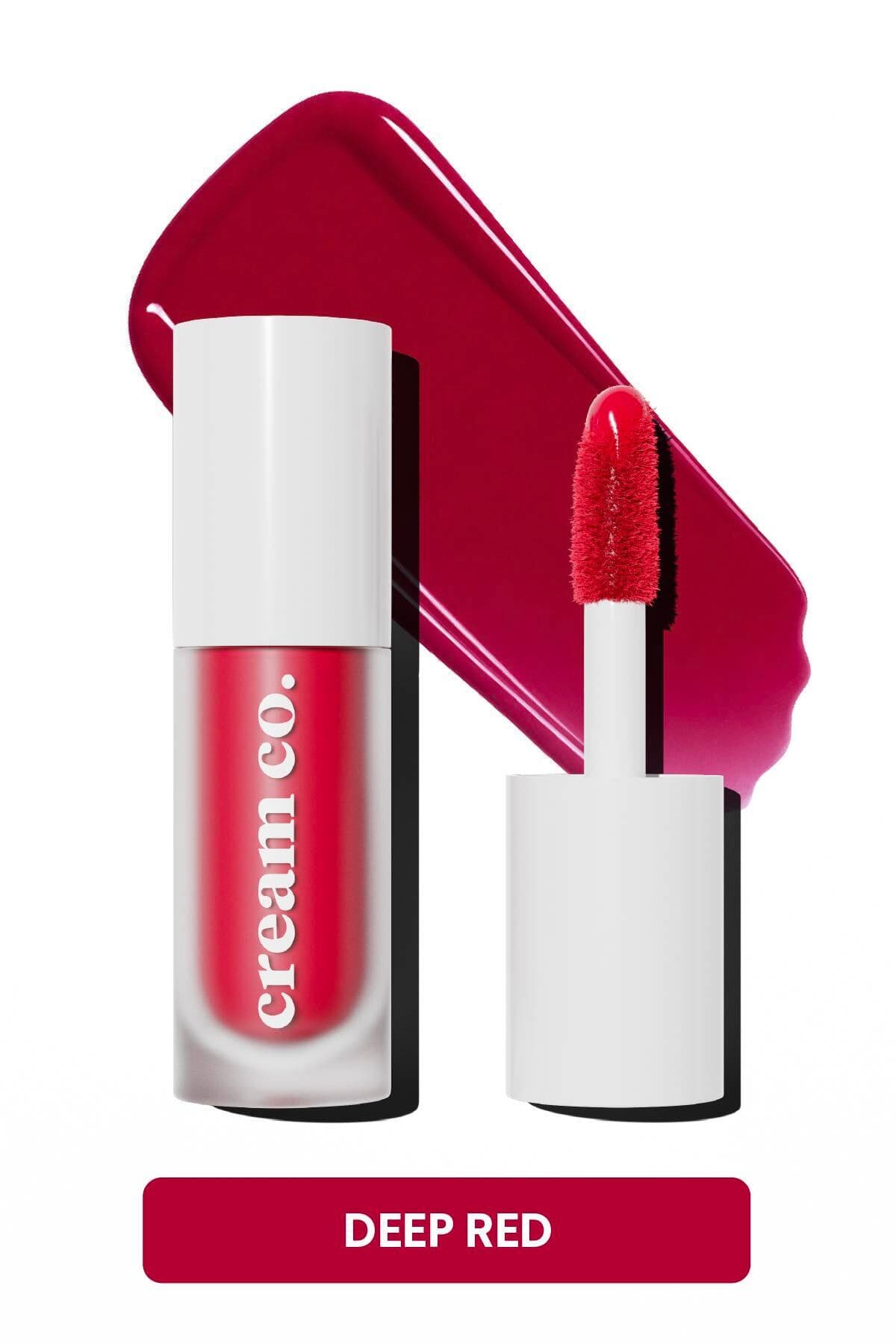 رژگونه، رژ لب و سایه چشم Cream Co. Glow Tint قرمز تیره رژگونه، رژ لب و سایه چشم Cream Co. Glow Tint قرمز تیره