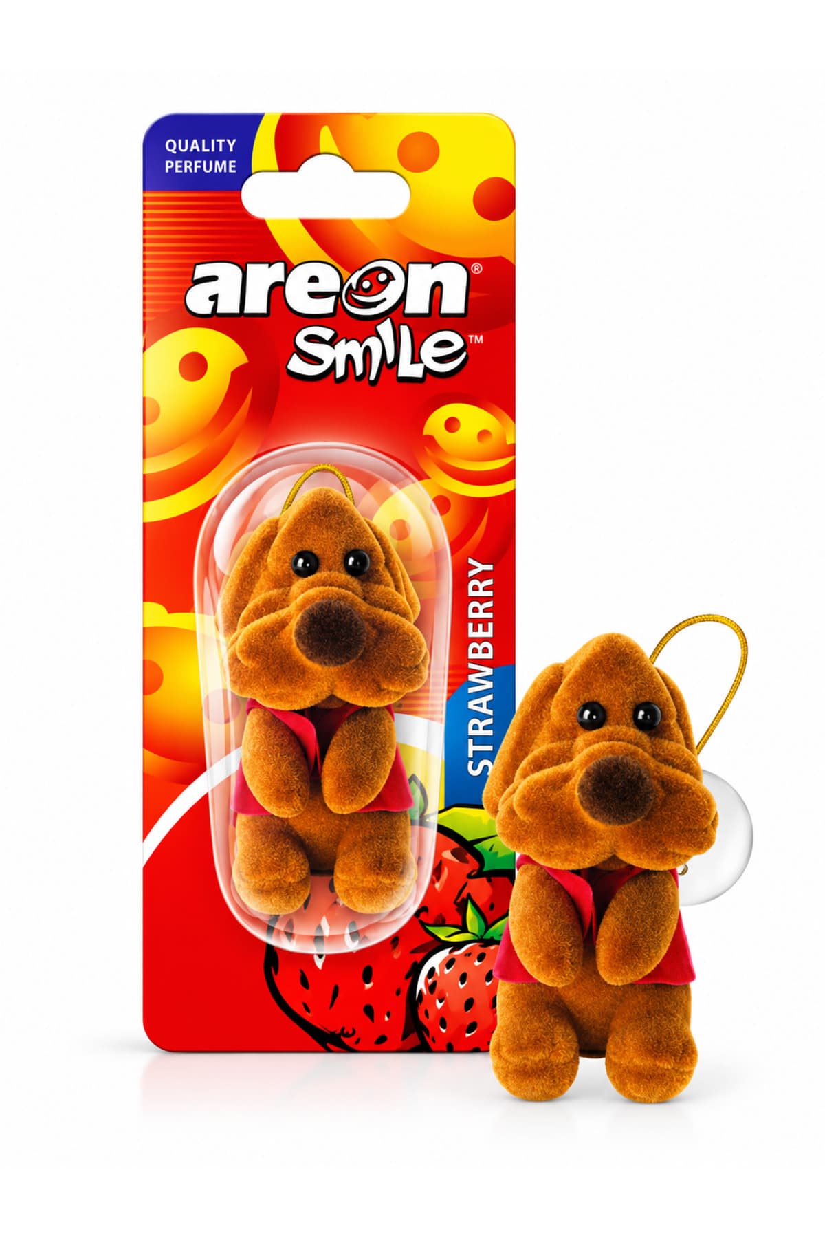 خوشبوکننده خودرو Areon با رایحه توتفرنگی مدل Smile خوشبوکننده خودرو Areon با رایحه توتفرنگی مدل Smile
