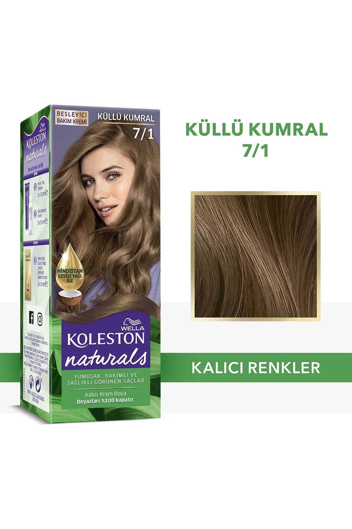 رنگ مو Wella Koleston Naturals قهوهای روشن مدل 7/1 رنگ مو Wella Koleston Naturals قهوهای روشن مدل 7/1