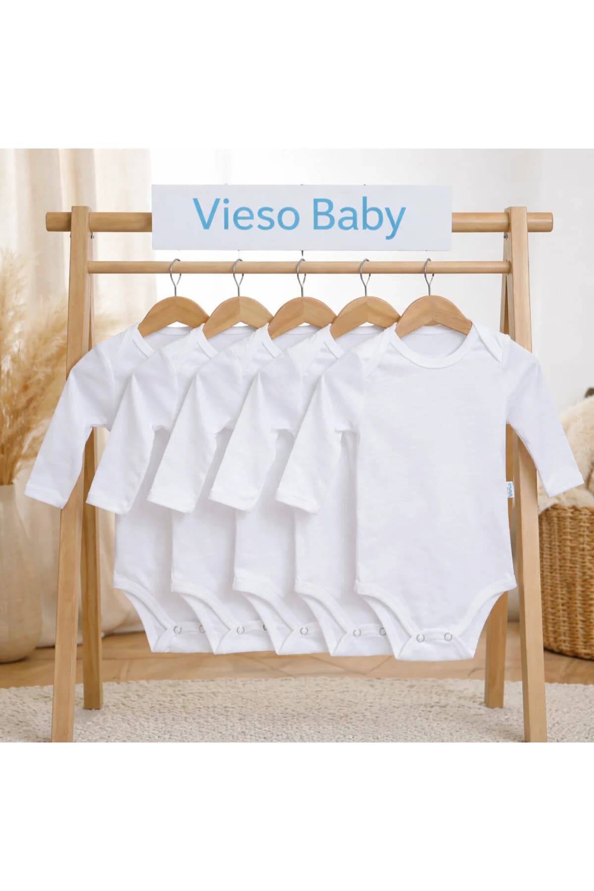 بادی نوزادی Rany Baby Kids آستین بلند دکمه فشاری یقه پاکتی 5 تایی بادی نوزادی Rany Baby Kids آستین بلند دکمه فشاری یقه پاکتی 5 تایی