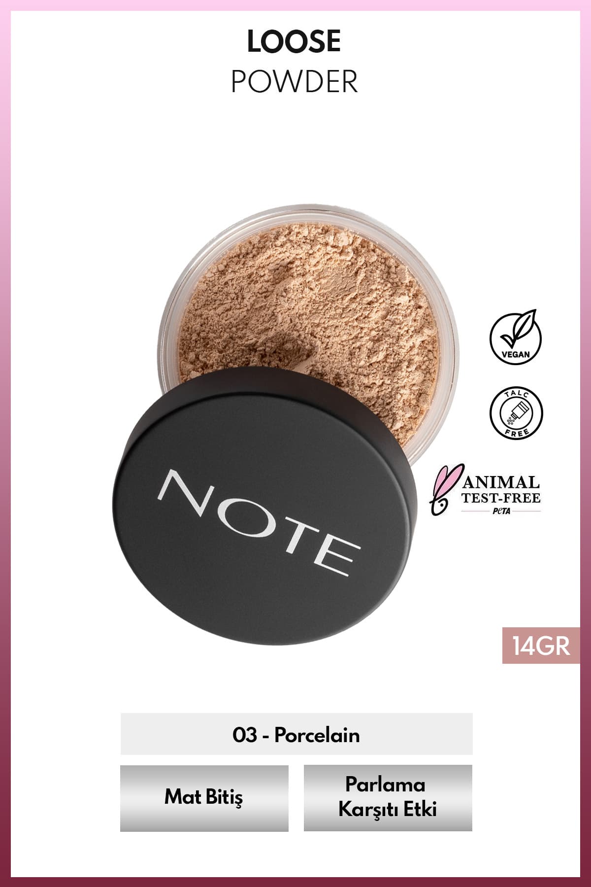 پودر فیکس آرایشی ماتکننده Note Cosmetics مدل 03 رنگ چینی پودر فیکس آرایشی ماتکننده Note Cosmetics مدل 03 رنگ چینی