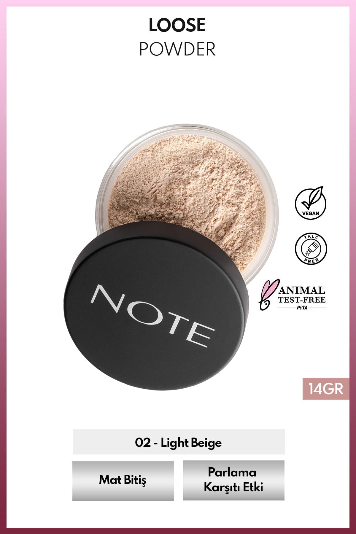 پودر تثبیتکننده و ماتکننده آرایش Note Cosmetics بژ روشن مدل 02 پودر تثبیتکننده و ماتکننده آرایش Note Cosmetics بژ روشن مدل 02