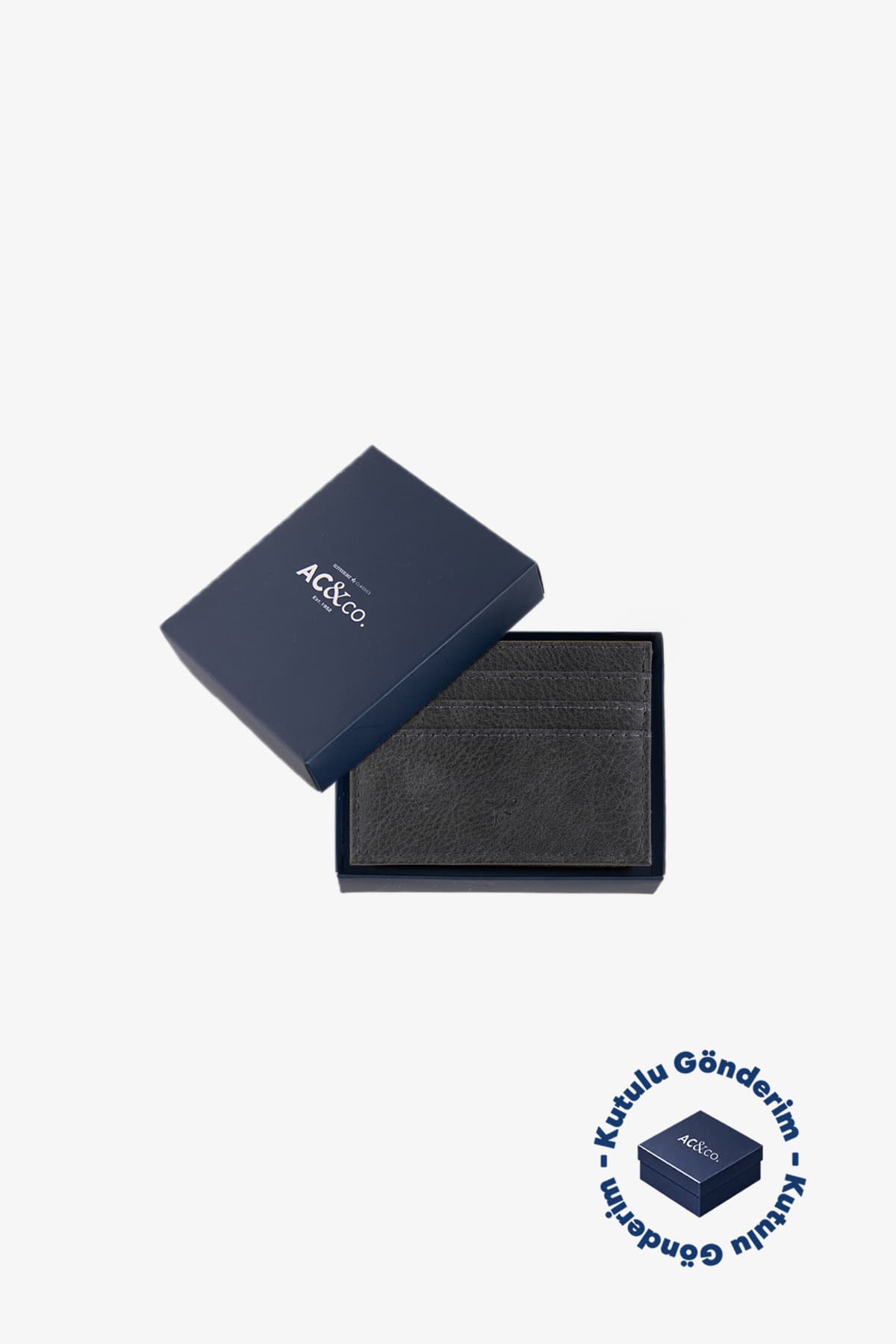 کیف پول مردانه AC&Co Altınyıldız Classics آنتراسیت با جعبه هدیه و بخش پول کیف پول مردانه AC&Co Altınyıldız Classics آنتراسیت با جعبه هدیه و بخش پول