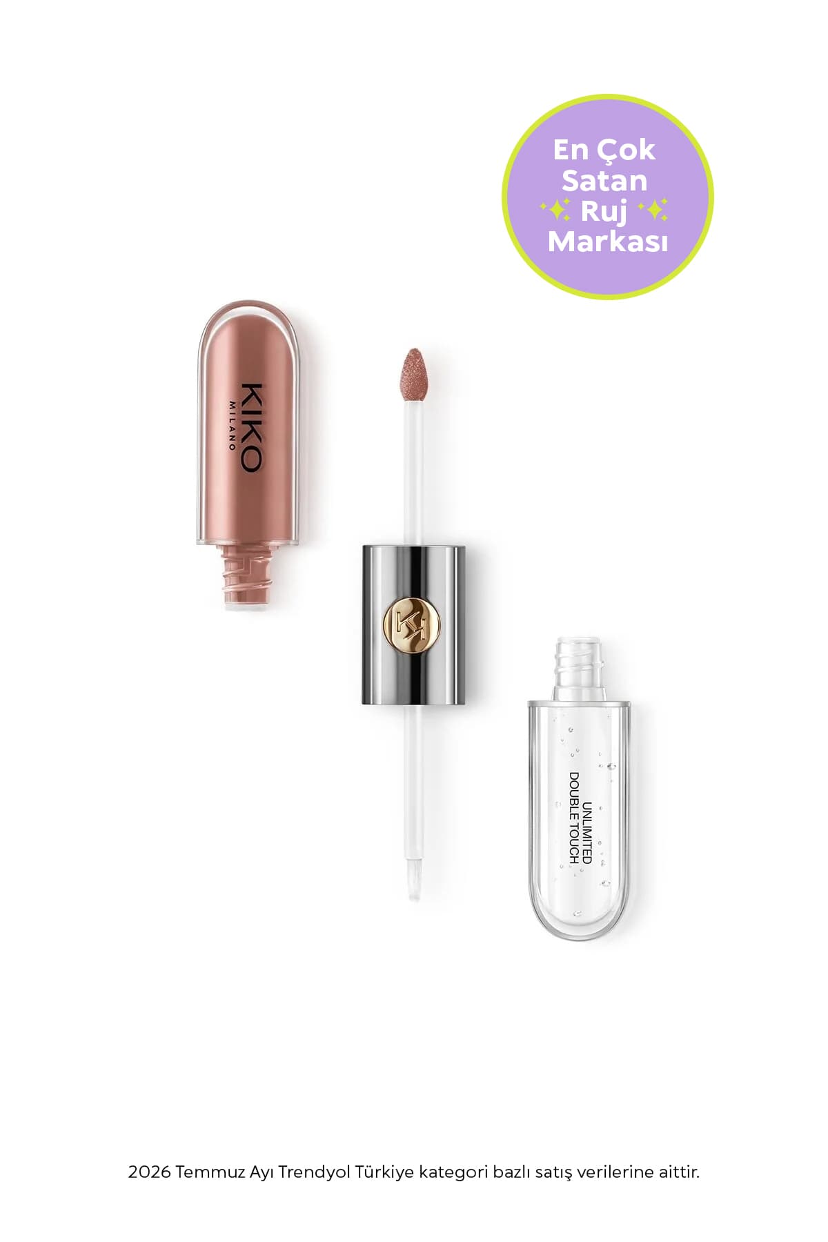 لیپ استیک مایع KIKO Unlimited Double Touch رز طبیعی 103 مات/براق لیپ استیک مایع KIKO Unlimited Double Touch رز طبیعی 103 مات/براق