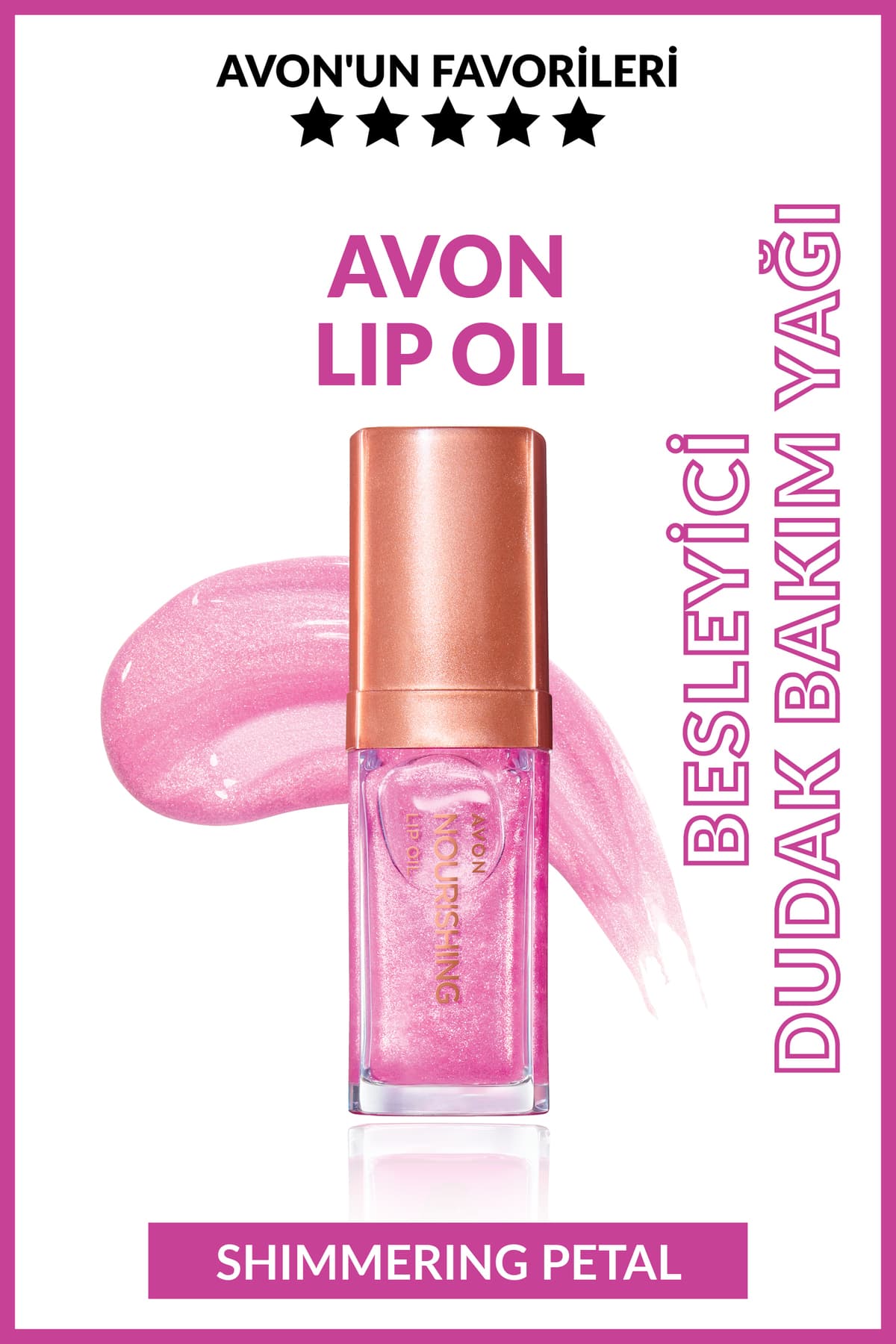 روغن لب Avon True Nourishing 7ml Shimmering Petal روغن لب Avon True Nourishing 7ml Shimmering Petal