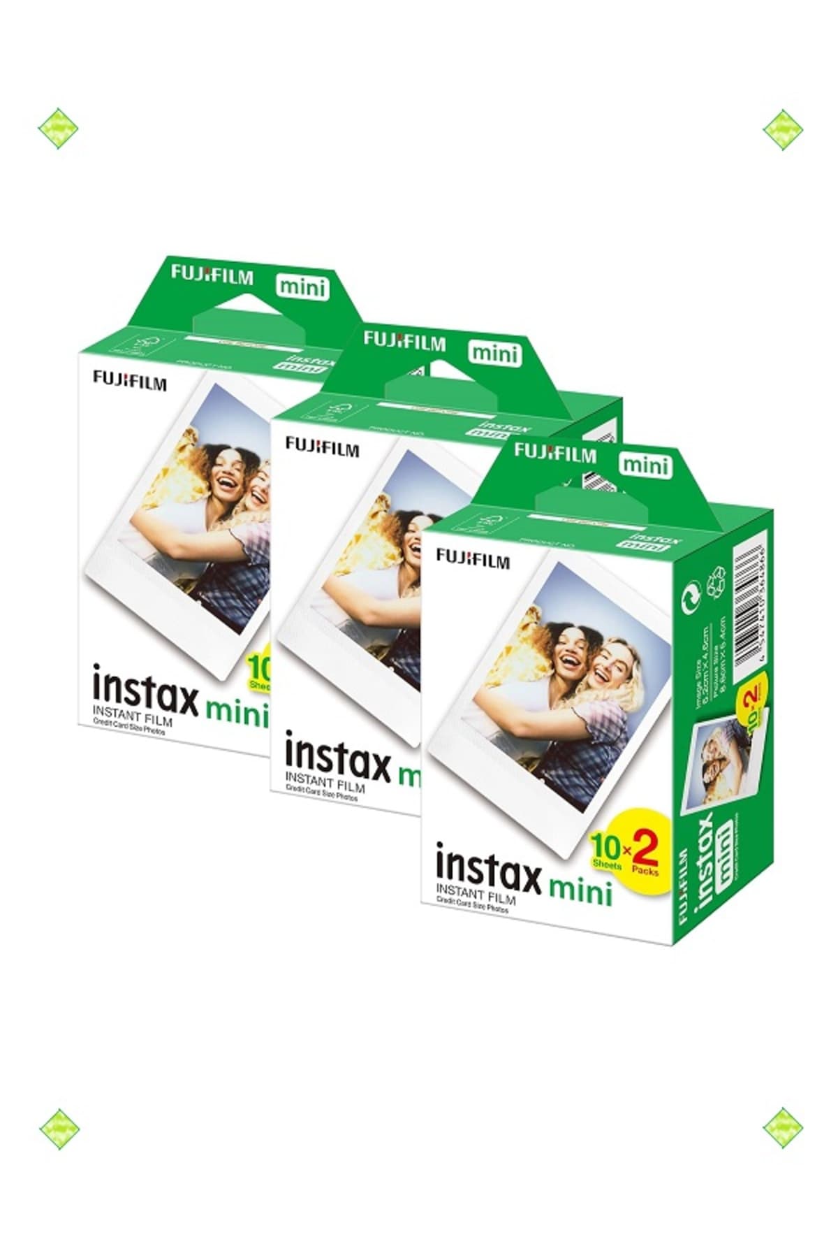 فیلم عکاسی Fujifilm Instax Mini 10x2 بسته 2 تایی (40 عکس) فیلم عکاسی Fujifilm Instax Mini 10x2 بسته 2 تایی (40 عکس)