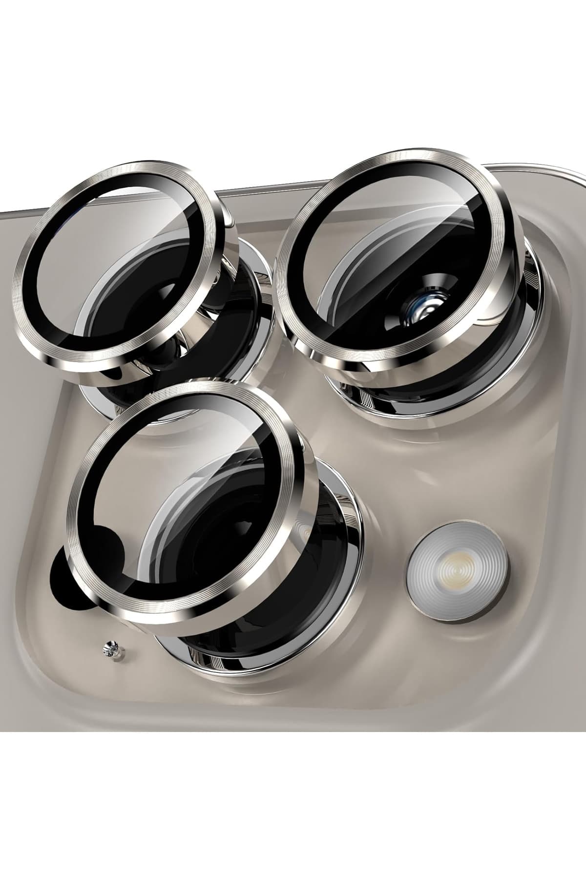 محافظ لنز دوربین Fibaks شیشه تمپرد رنگی برای iPhone 15 Pro/Pro Max و 16 Pro/Pro Max محافظ لنز دوربین Fibaks شیشه تمپرد رنگی برای iPhone 15 Pro/Pro Max و 16 Pro/Pro Max