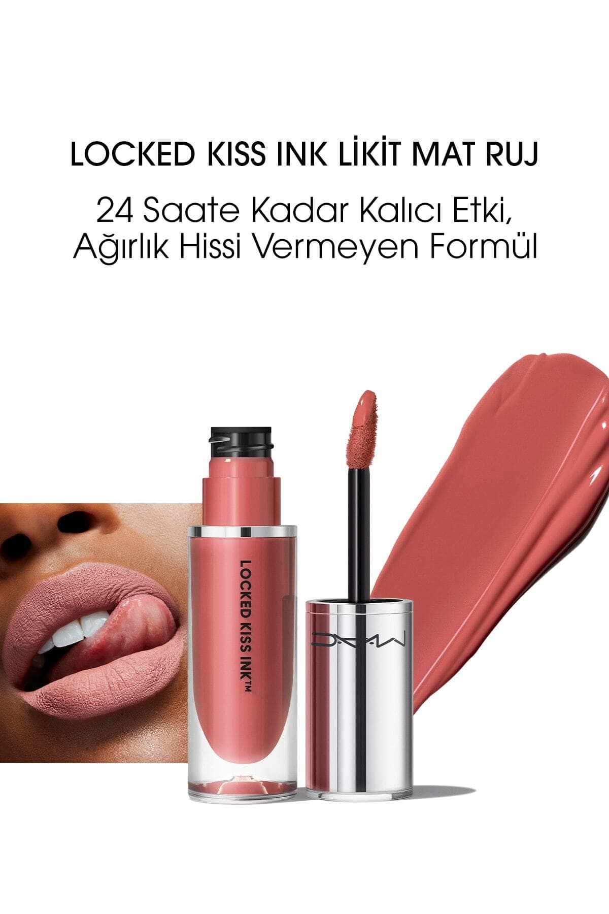 رُژ لب مایع MAC Locked Kiss Ink مات 24hr شیطنت 4ml 773602645985 رُژ لب مایع MAC Locked Kiss Ink مات 24hr شیطنت 4ml 773602645985