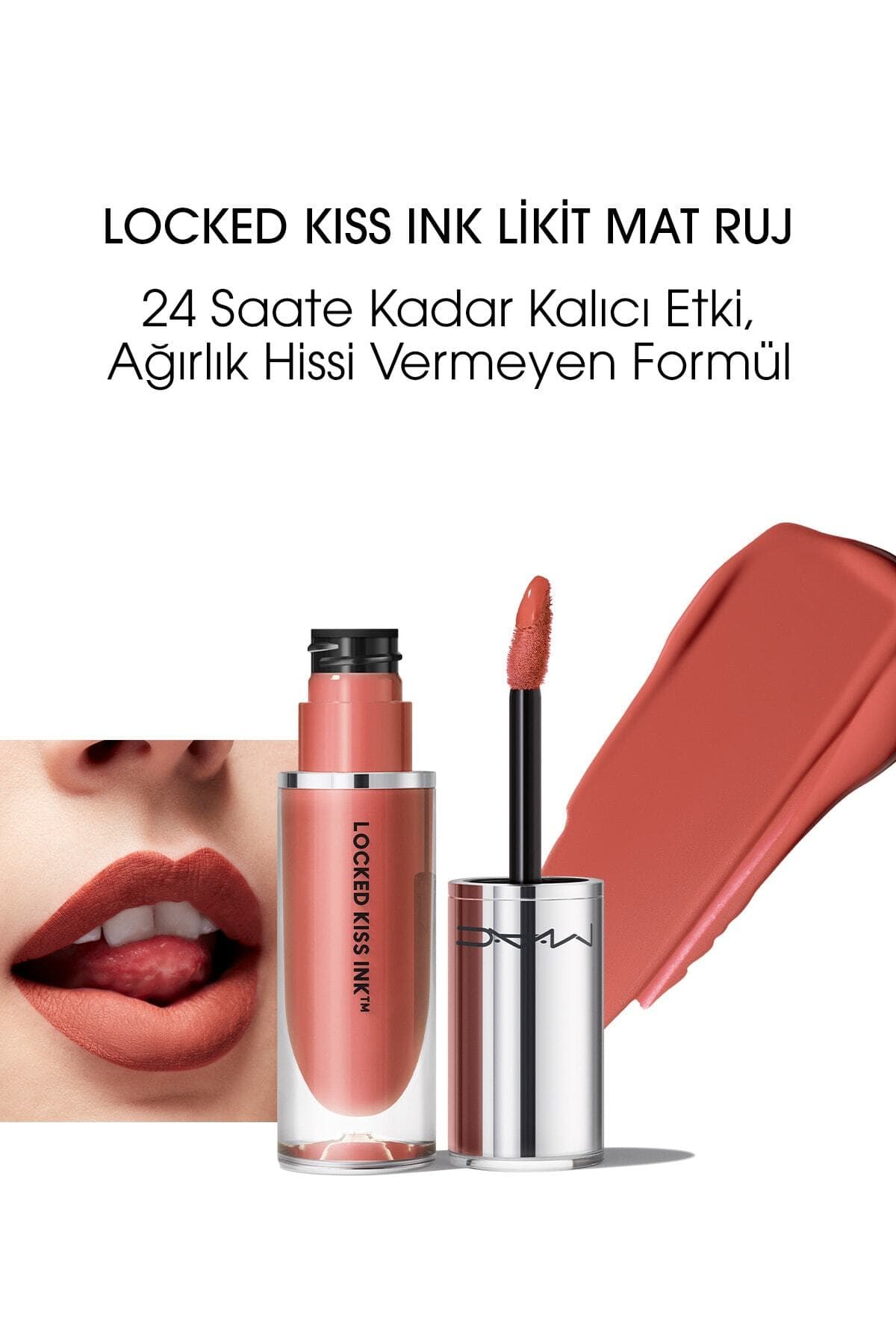 رژ لب مایع مات Mac Locked Kiss Ink 24hr Meticulous 4ml رژ لب مایع مات Mac Locked Kiss Ink 24hr Meticulous 4ml