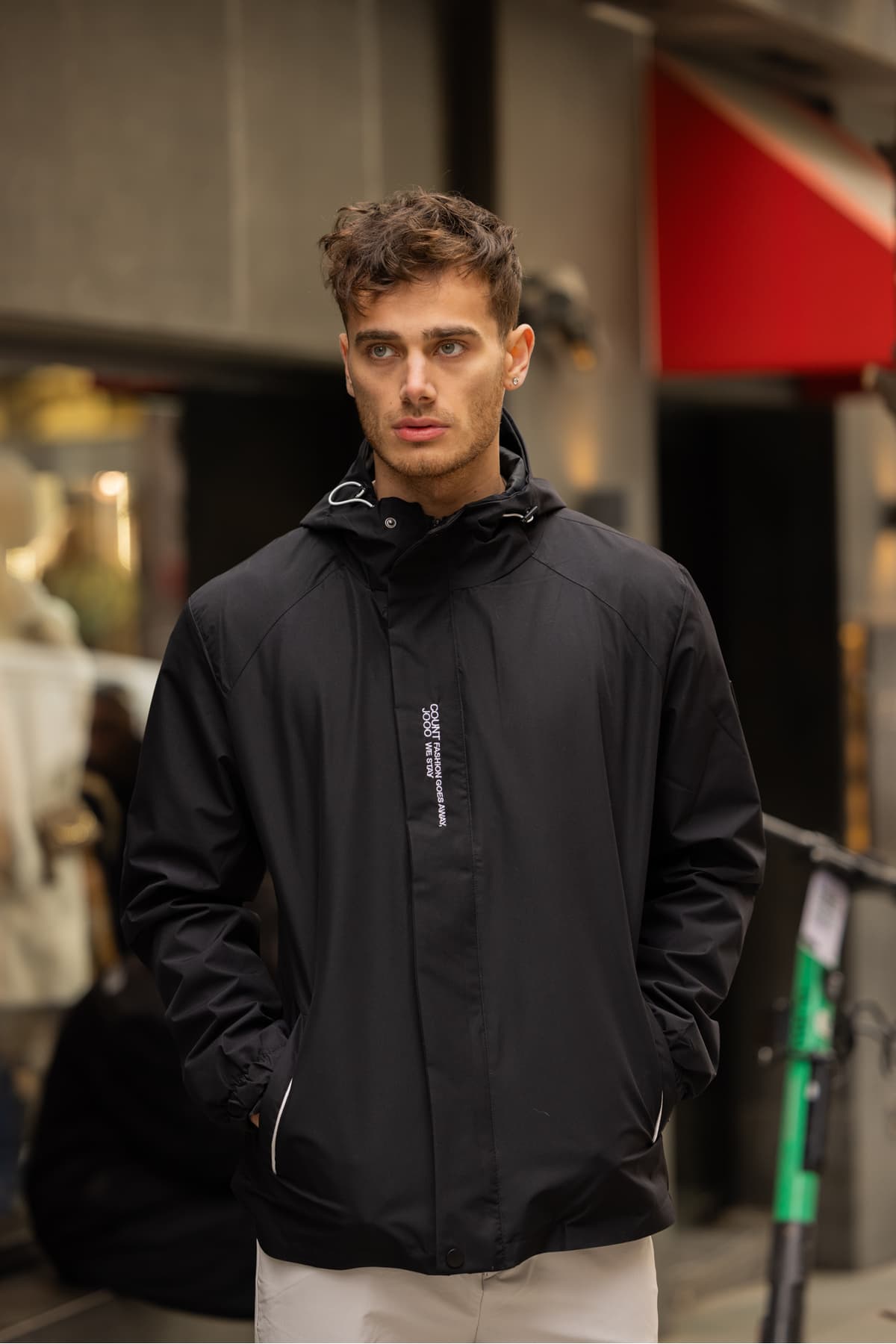 بادگیر بارانی مردانه 3MODA کلاهدار ضدآب با آستر داخلی بادگیر بارانی مردانه 3MODA کلاهدار ضدآب با آستر داخلی