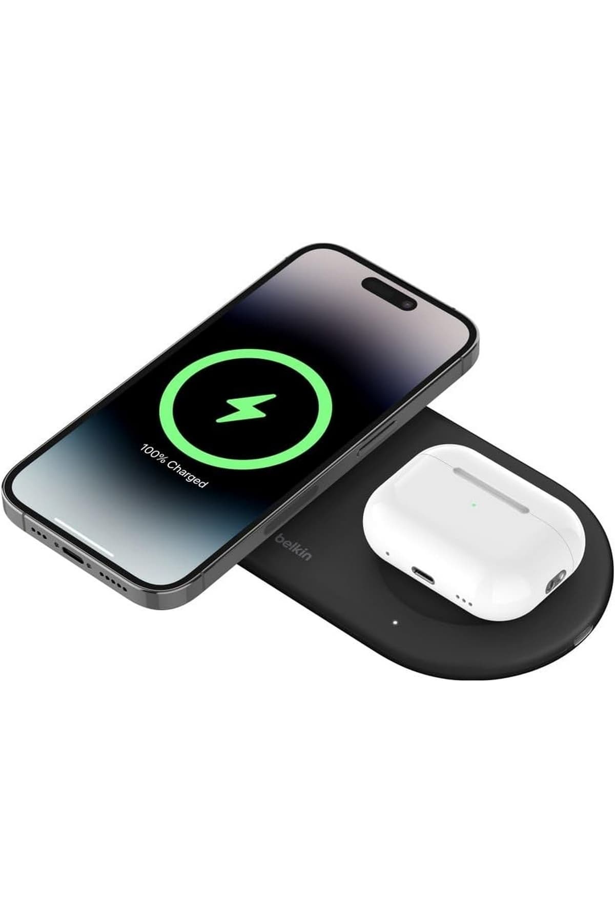 ایستگاه شارژ بیسیم Belkin BoostCharge Pro دو کاره MagSafe مدل WIZ021vfBK ایستگاه شارژ بیسیم Belkin BoostCharge Pro دو کاره MagSafe مدل WIZ021vfBK