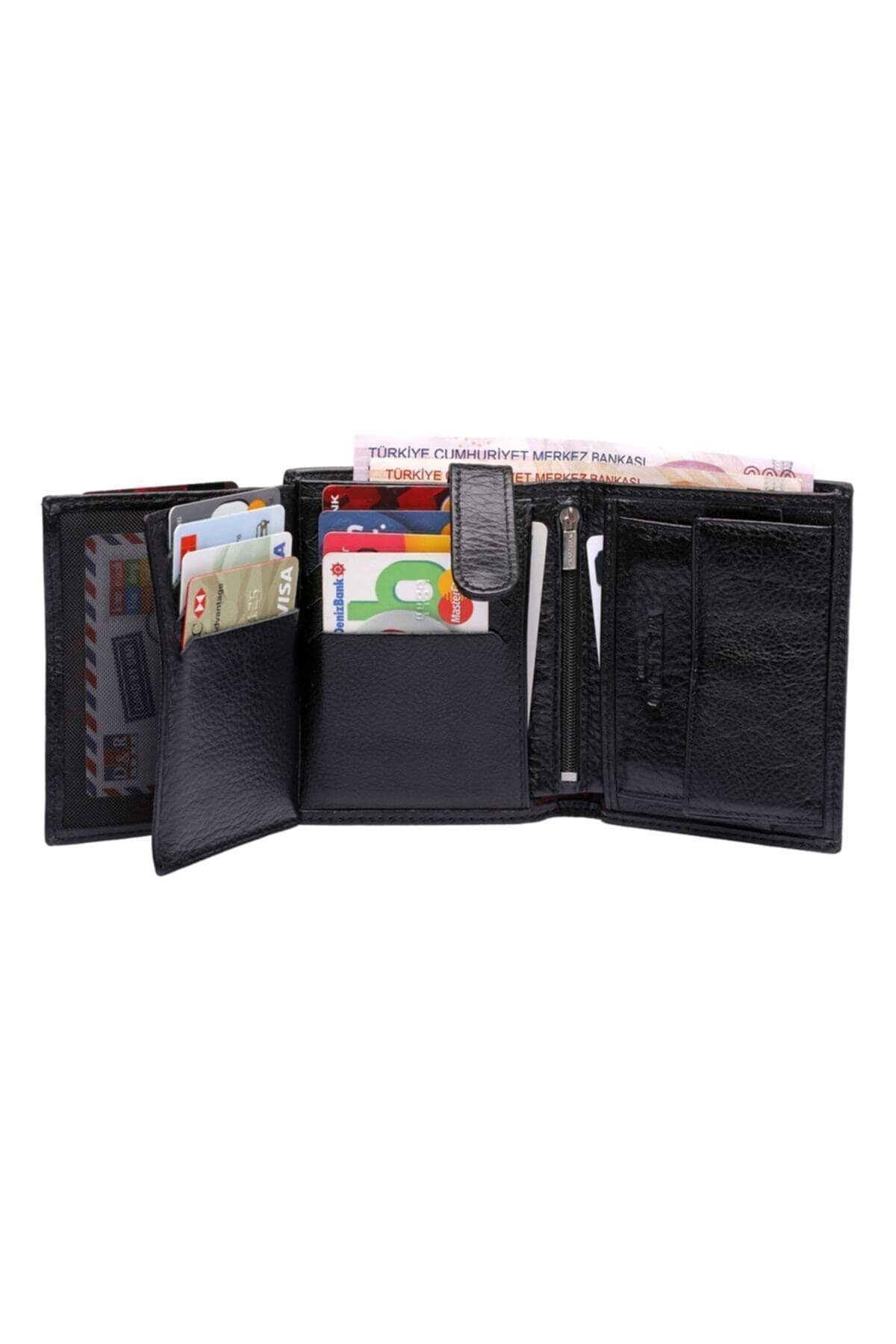 کیف پول مردانه Westpolo چرم طبیعی نرم با جای سکه و کارت کیف پول مردانه Westpolo چرم طبیعی نرم با جای سکه و کارت