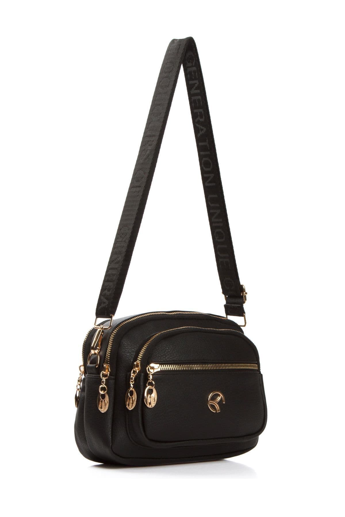 کیف دوش زنانه Adelina Bags کراسبادی روزمره مشکی کیف دوش زنانه Adelina Bags کراسبادی روزمره مشکی