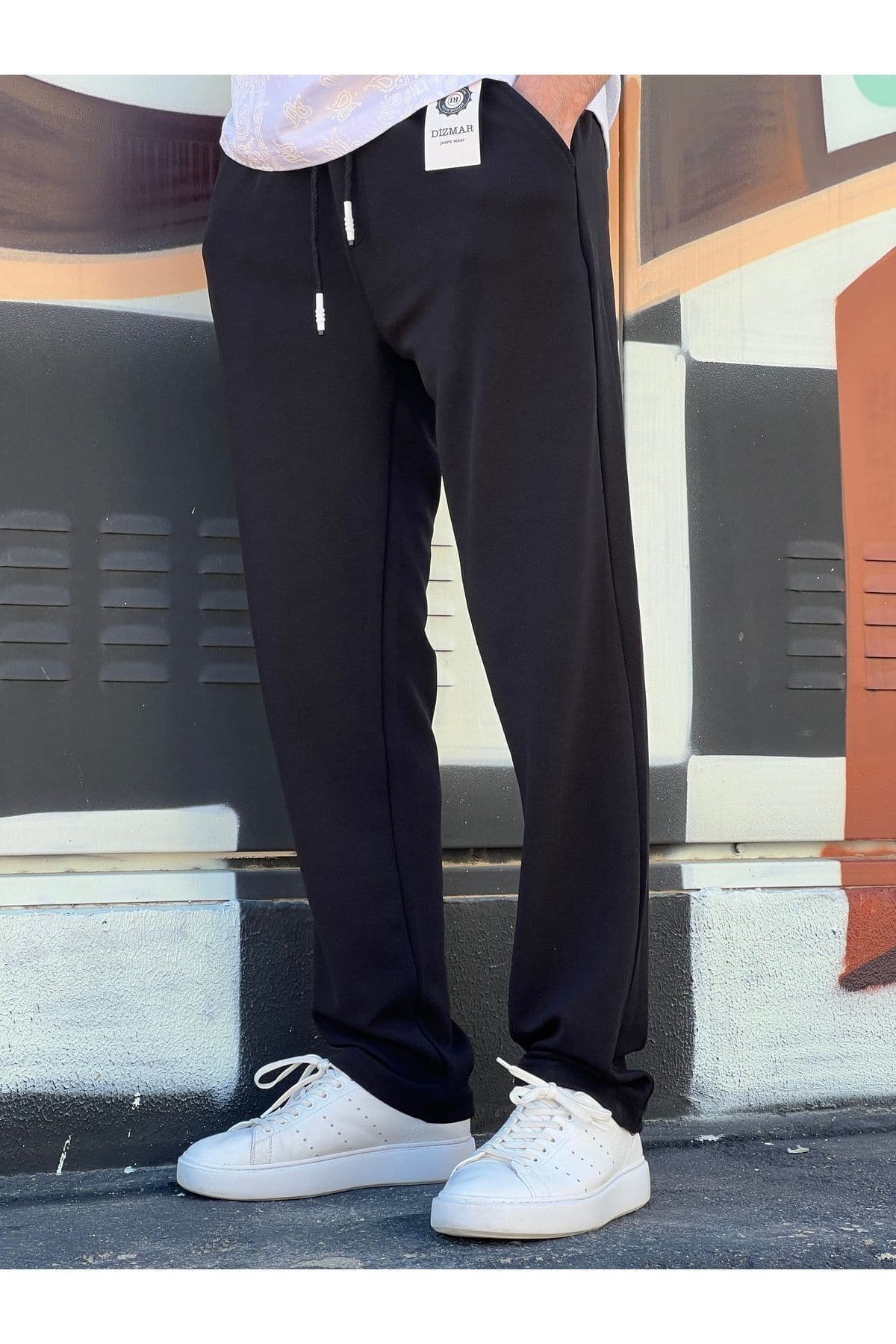 شلوار بگی ElitWear با فیت راحت، پارچه کشی و کمر کشی شلوار بگی ElitWear با فیت راحت، پارچه کشی و کمر کشی