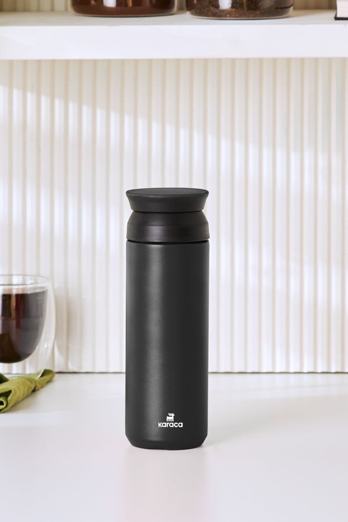 فلاسک استیل ضدزنگ Karaca Rainbow مشکی 500ml فلاسک استیل ضدزنگ Karaca Rainbow مشکی 500ml