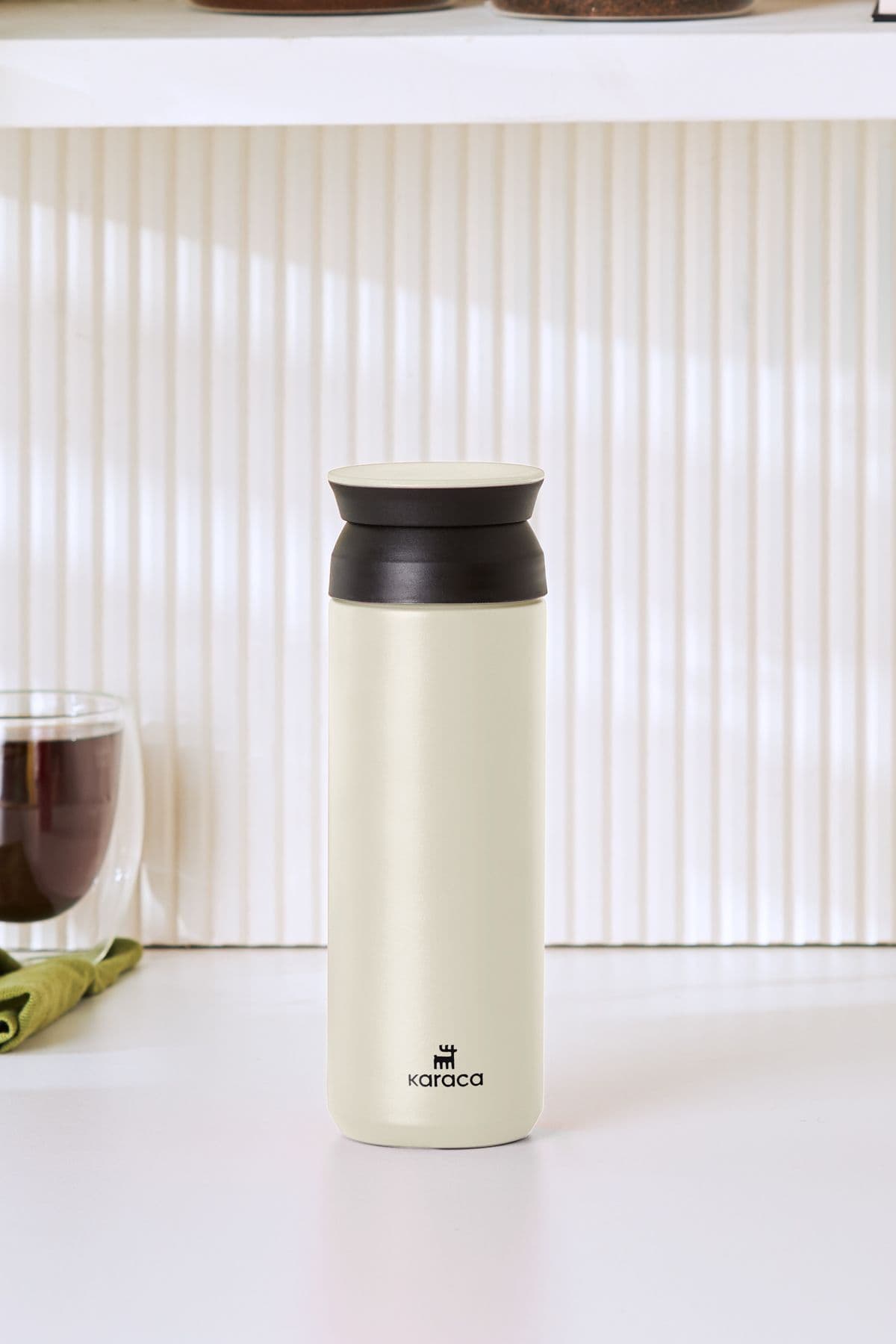 فلاسک استیل ضدزنگ Karaca مدل Rainbow کرم 500ml فلاسک استیل ضدزنگ Karaca مدل Rainbow کرم 500ml