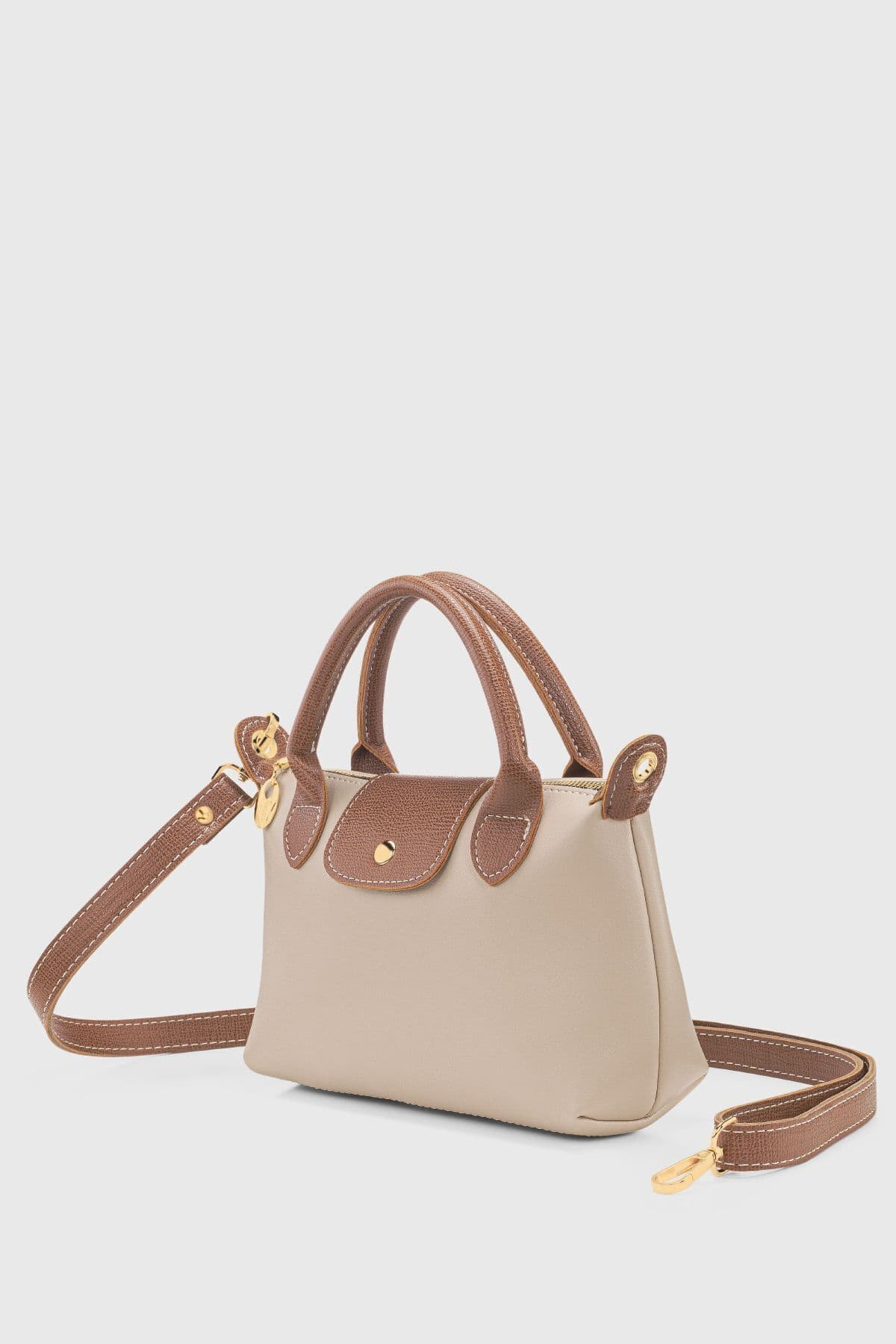 کیف زنانه Housebags کرم چرم PU دوشی متقاطع چندمنظوره کیف زنانه Housebags کرم چرم PU دوشی متقاطع چندمنظوره