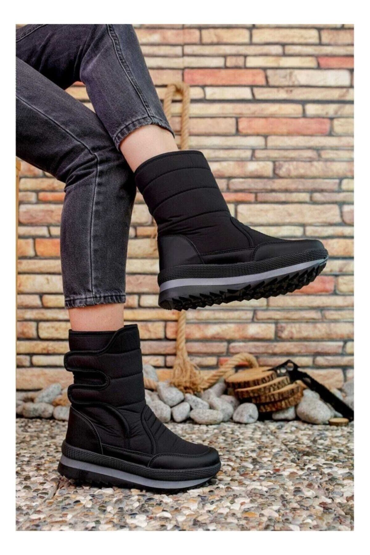 بوت برفی زنانه Mnz shoes آستر پلار رویه پارچه پاراشوت بوت برفی زنانه Mnz shoes آستر پلار رویه پارچه پاراشوت