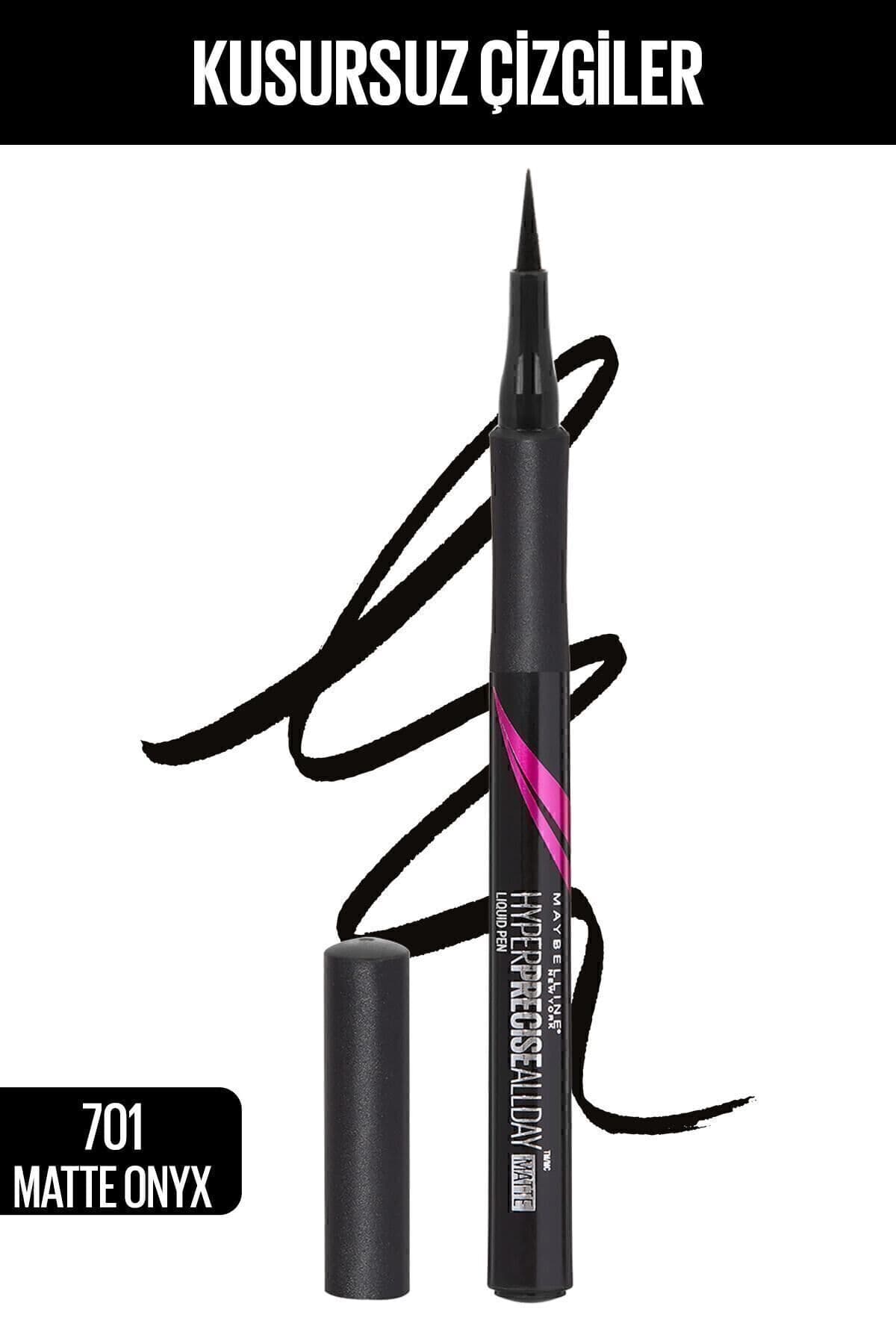 خط چشم Maybelline New York Hyper Precise All Day مشکی مات مدل 701 خط چشم Maybelline New York Hyper Precise All Day مشکی مات مدل 701