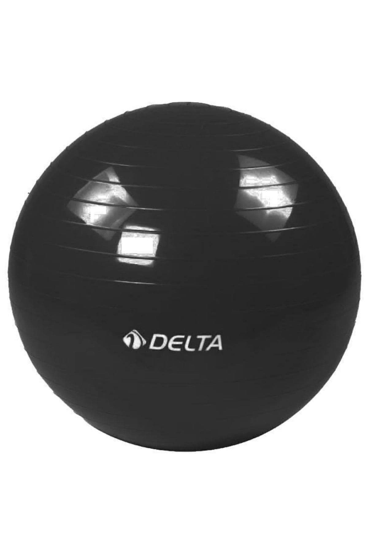 توپ پیلاتس Delta مشکی 75 Cm مناسب قد 170 Cm تا 179 Cm بدون پمپ توپ پیلاتس Delta مشکی 75 Cm مناسب قد 170 Cm تا 179 Cm بدون پمپ