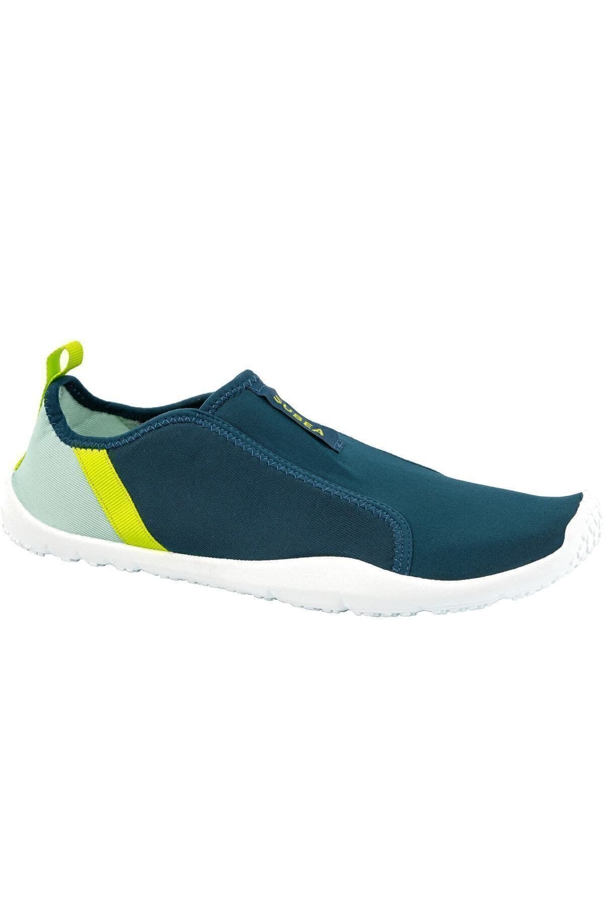 کفش دریایی زنانه Decathlon Subea سرمهای و زرد مدل Aquashoes 120 کفش دریایی زنانه Decathlon Subea سرمهای و زرد مدل Aquashoes 120