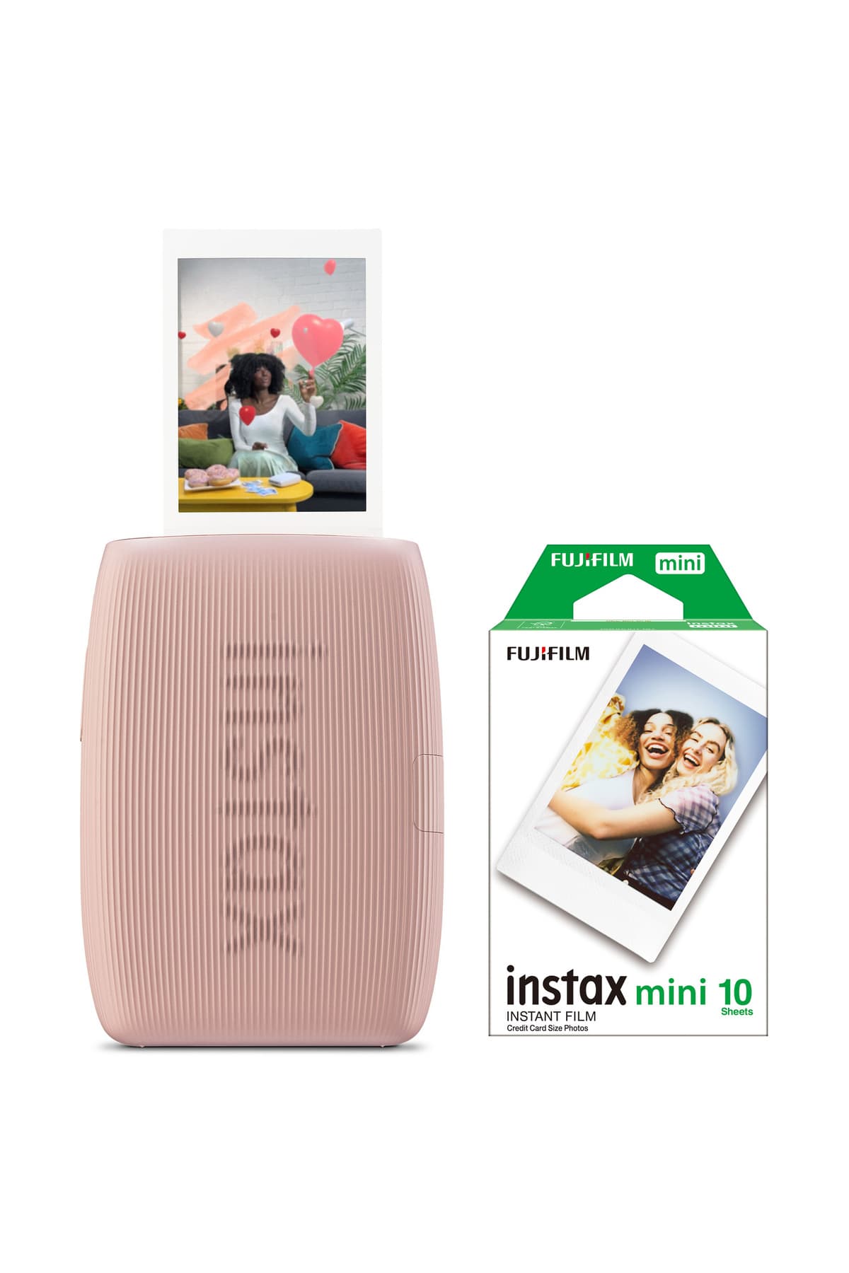 پرینتر هوشمند Fujifilm Instax mini Link 3 صورتی همراه فیلم mini 10 تایی پرینتر هوشمند Fujifilm Instax mini Link 3 صورتی همراه فیلم mini 10 تایی