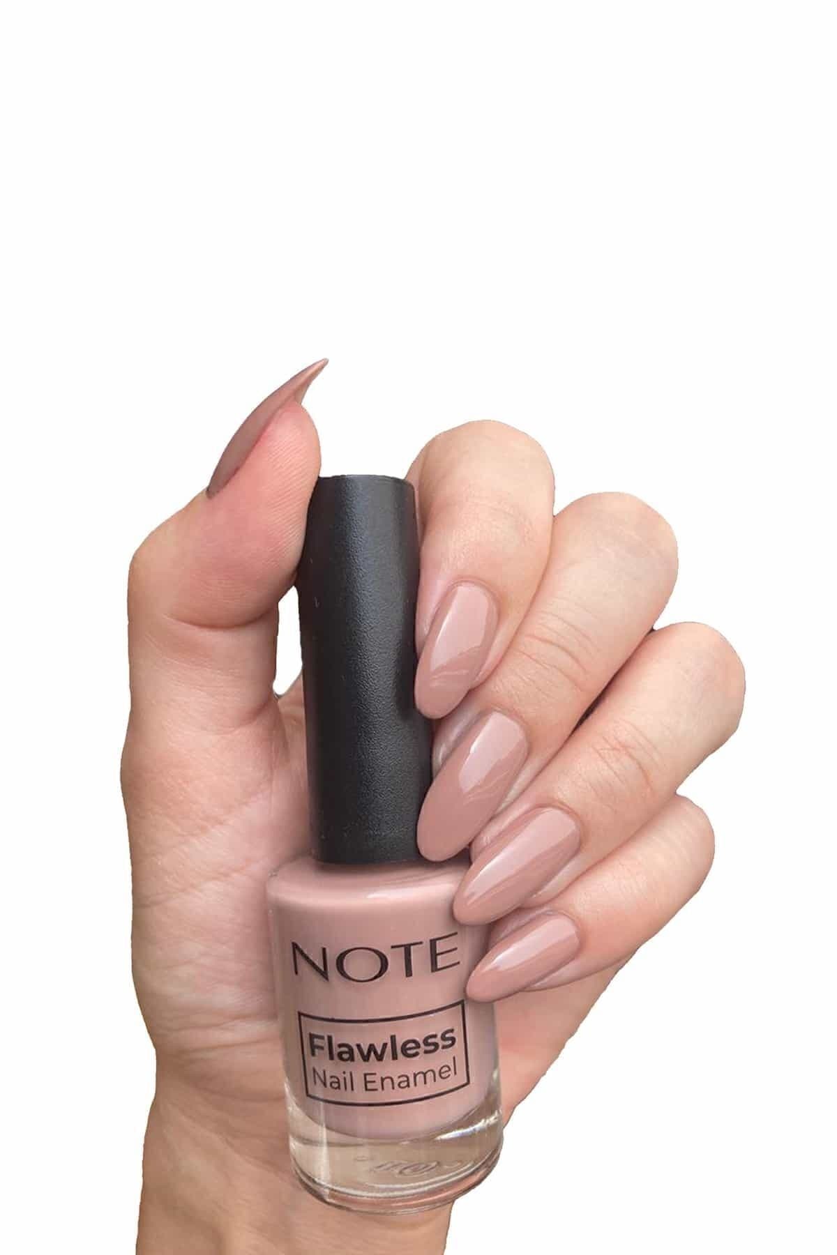 لاک ناخن Note Cosmetics Flawless شماره 60 قهوهای ملایم نود لاک ناخن Note Cosmetics Flawless شماره 60 قهوهای ملایم نود