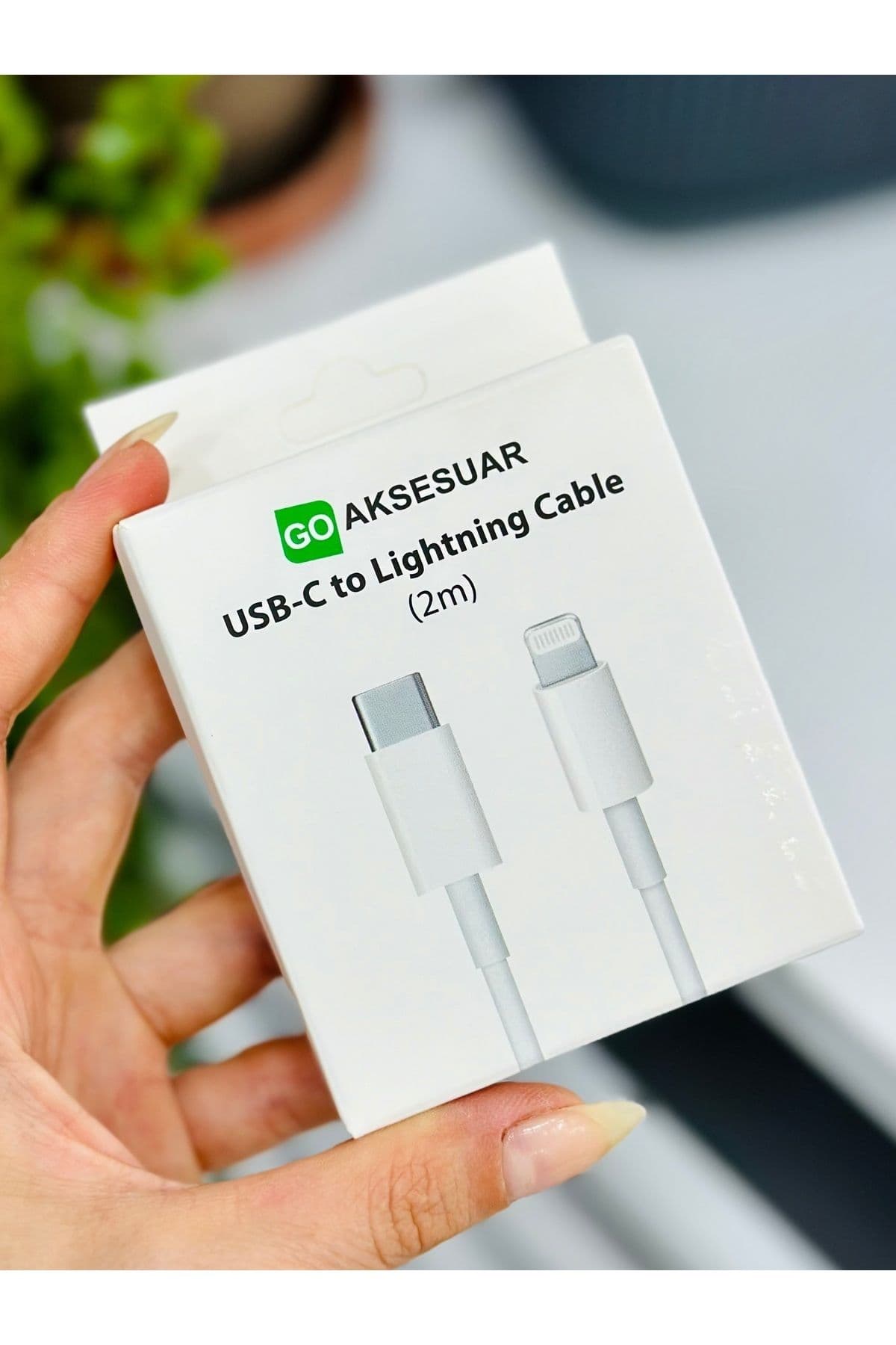 کابل شارژ سریع iPhone Go Aksesuar Type-c به Lightining 20w 2 Metre مدل 11-12-12pro-13-13promax-14-14pro-14 Promax کابل شارژ سریع iPhone Go Aksesuar Type-c به Lightining 20w 2 Metre مدل 11-12-12pro-13-13promax-14-14pro-14 Promax