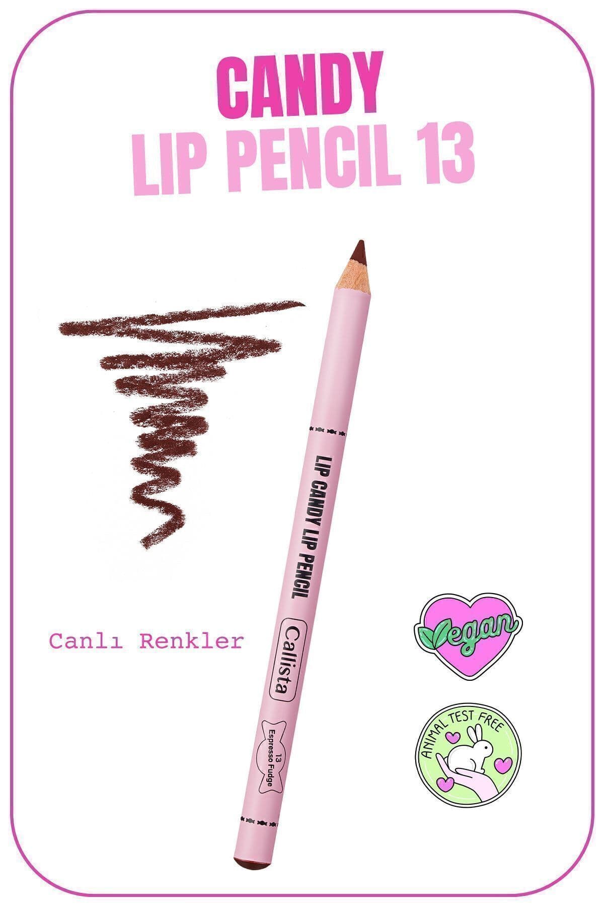 مداد لب Callista Lip Candy قهوهای مدل 13 Espresso Fudge مداد لب Callista Lip Candy قهوهای مدل 13 Espresso Fudge