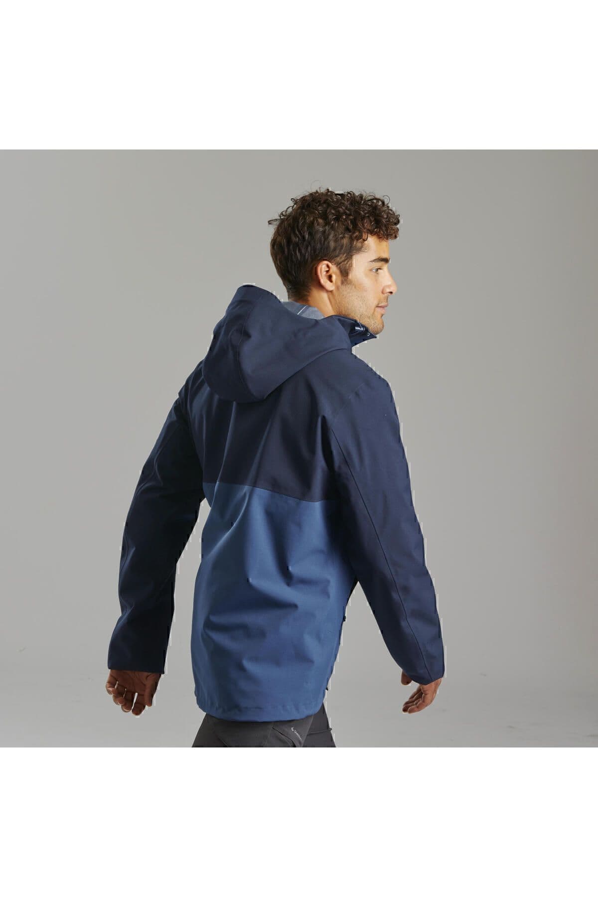 بارانی مردانه Decathlon Outdoor آبی سرمهای مدل Mh150 بارانی مردانه Decathlon Outdoor آبی سرمهای مدل Mh150