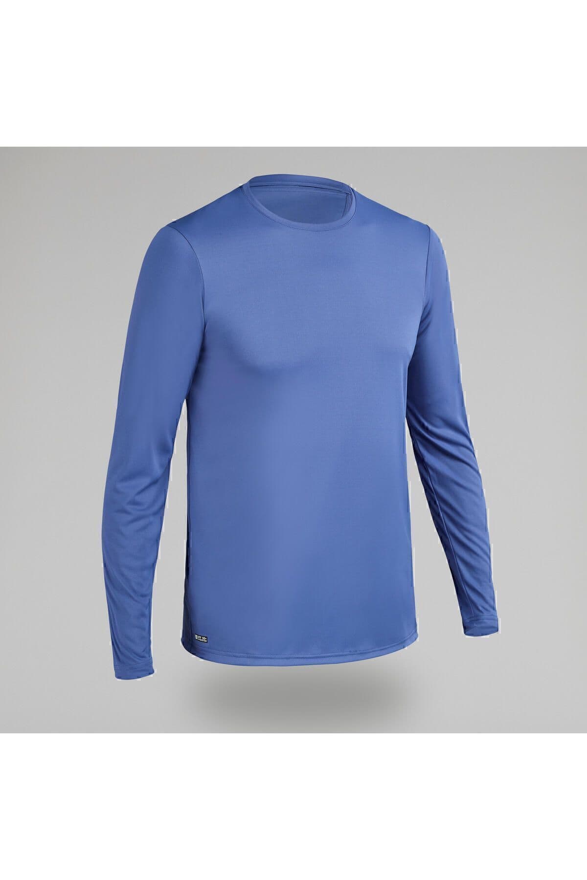 تیشرت سرف مردانه Decathlon با محافظ UV آستین بلند آبی مدل Water تیشرت سرف مردانه Decathlon با محافظ UV آستین بلند آبی مدل Water
