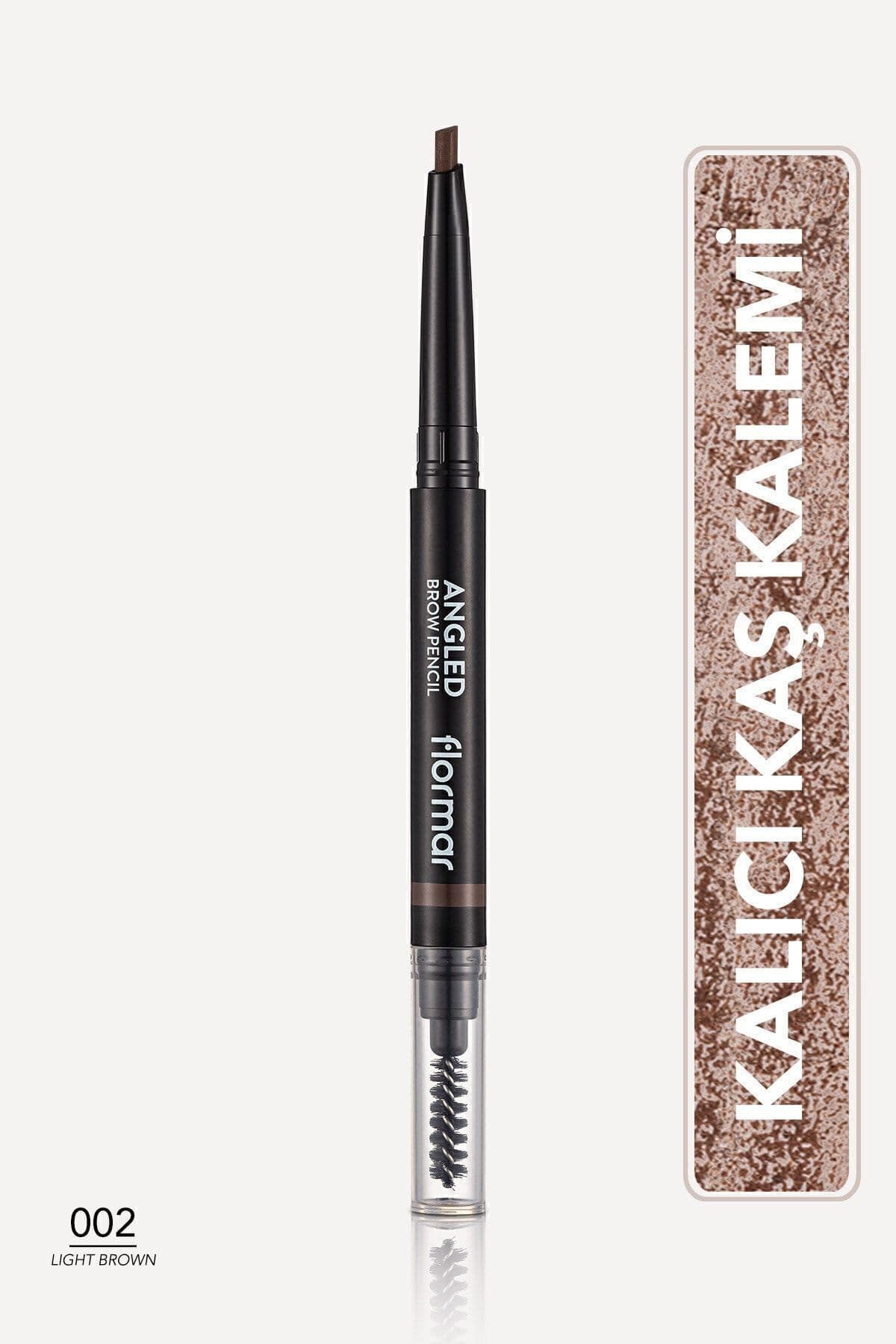 مداد و برس ابرو Flormar زاویهدار رنگ قهوهای روشن مدل 002 مداد و برس ابرو Flormar زاویهدار رنگ قهوهای روشن مدل 002