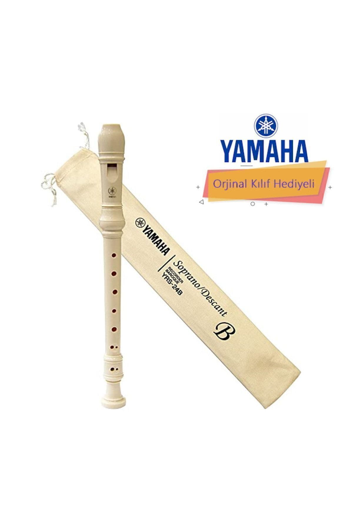 فلوت بلاک سوپرانو Yamaha مدل Yrs23 همراه با کیف هدیه فلوت بلاک سوپرانو Yamaha مدل Yrs23 همراه با کیف هدیه