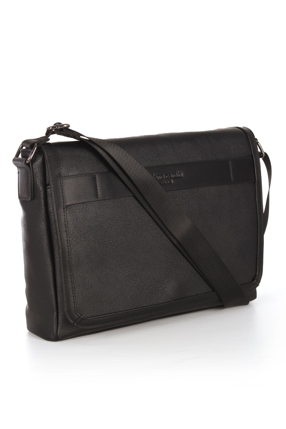 کیف دوشی پستچی Pierre Cardin وگان مشکی مدل 01PC00112 کیف دوشی پستچی Pierre Cardin وگان مشکی مدل 01PC00112