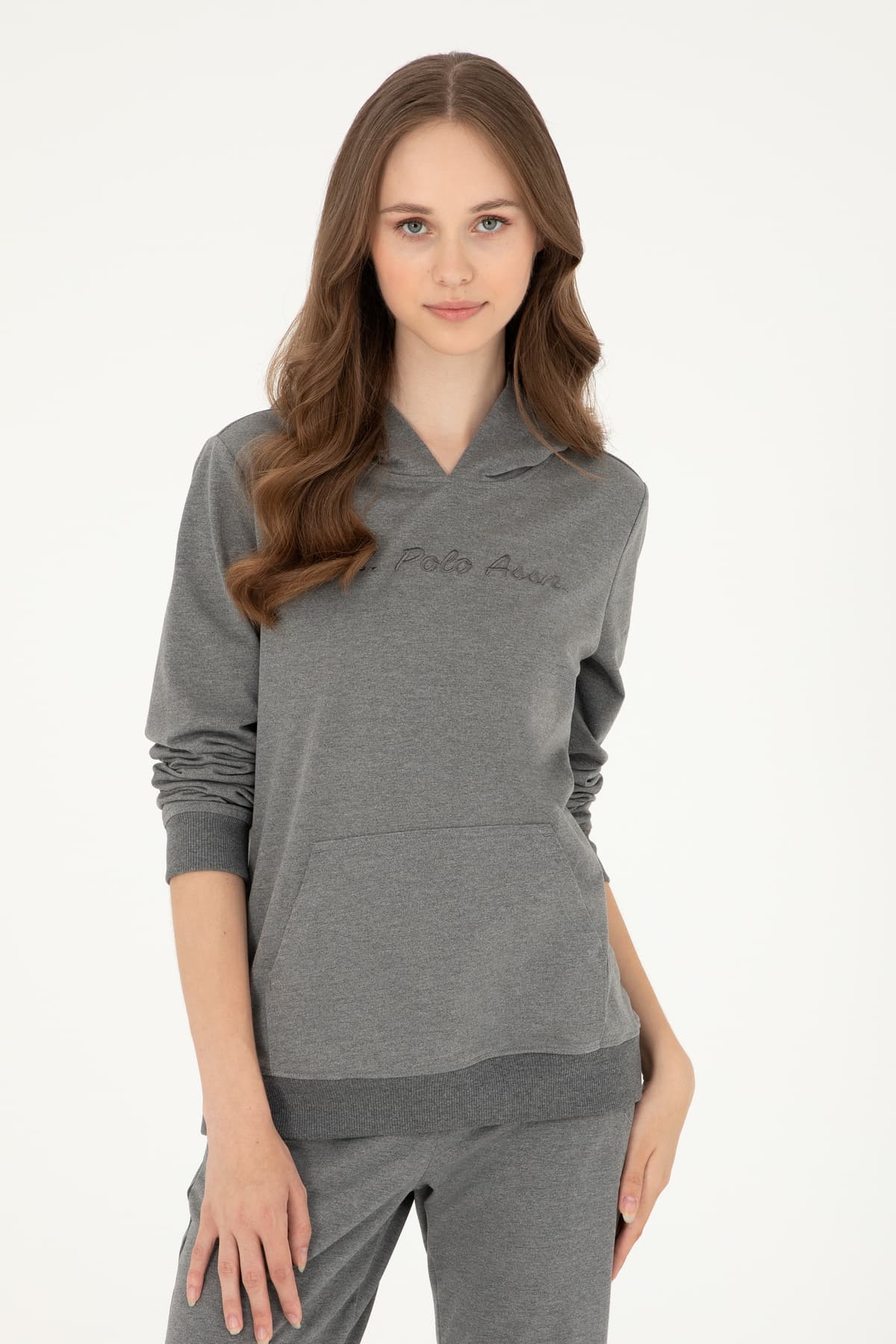 سویشرت زنانه U.S. Polo Assn. کلاهدار مشکی مدل 50296947-VR046 سویشرت زنانه U.S. Polo Assn. کلاهدار مشکی مدل 50296947-VR046