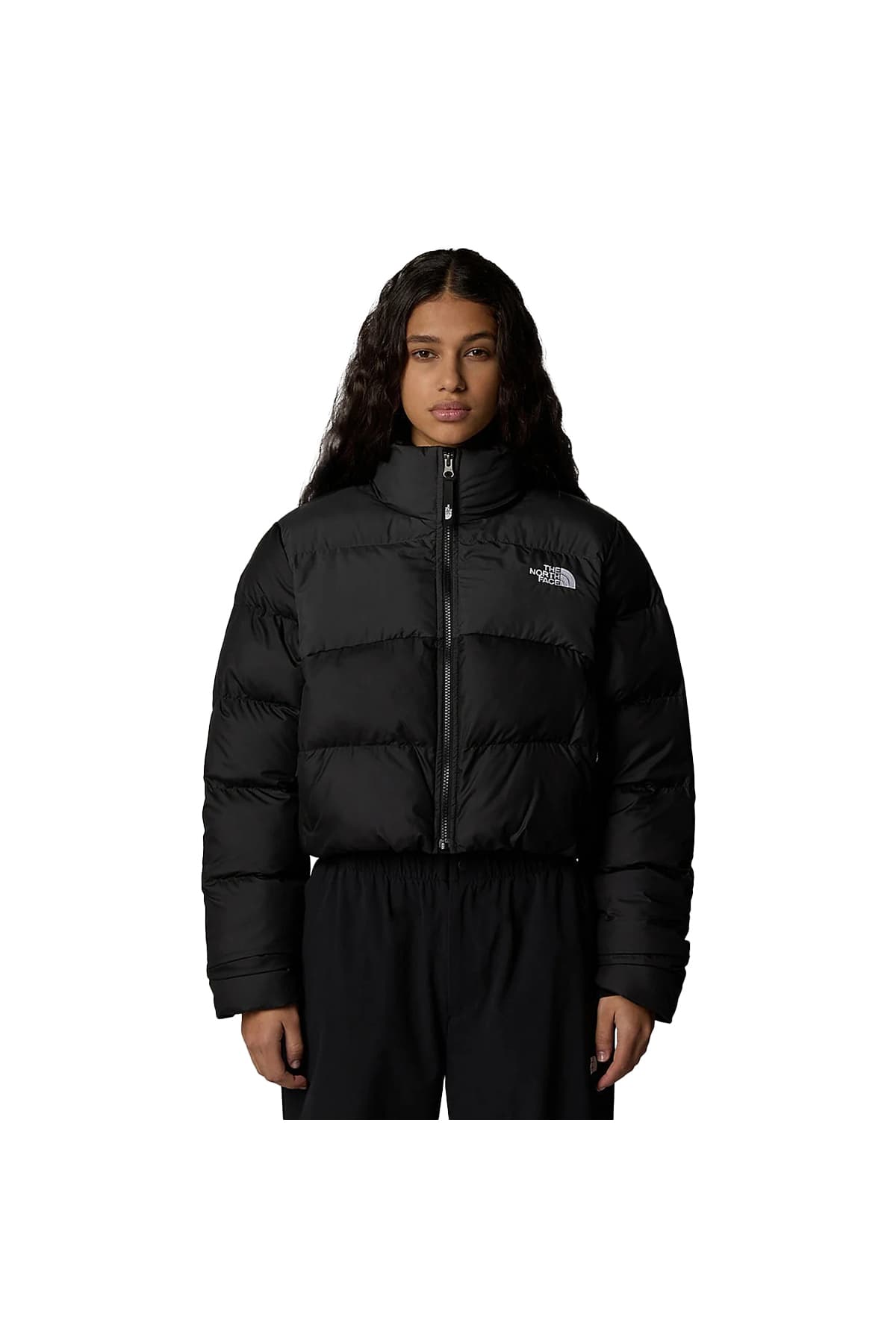 کاپشن زنانه The North Face Cropped Saikuru مشکی اوتدور مدل NF0A89JCKT01 کاپشن زنانه The North Face Cropped Saikuru مشکی اوتدور مدل NF0A89JCKT01