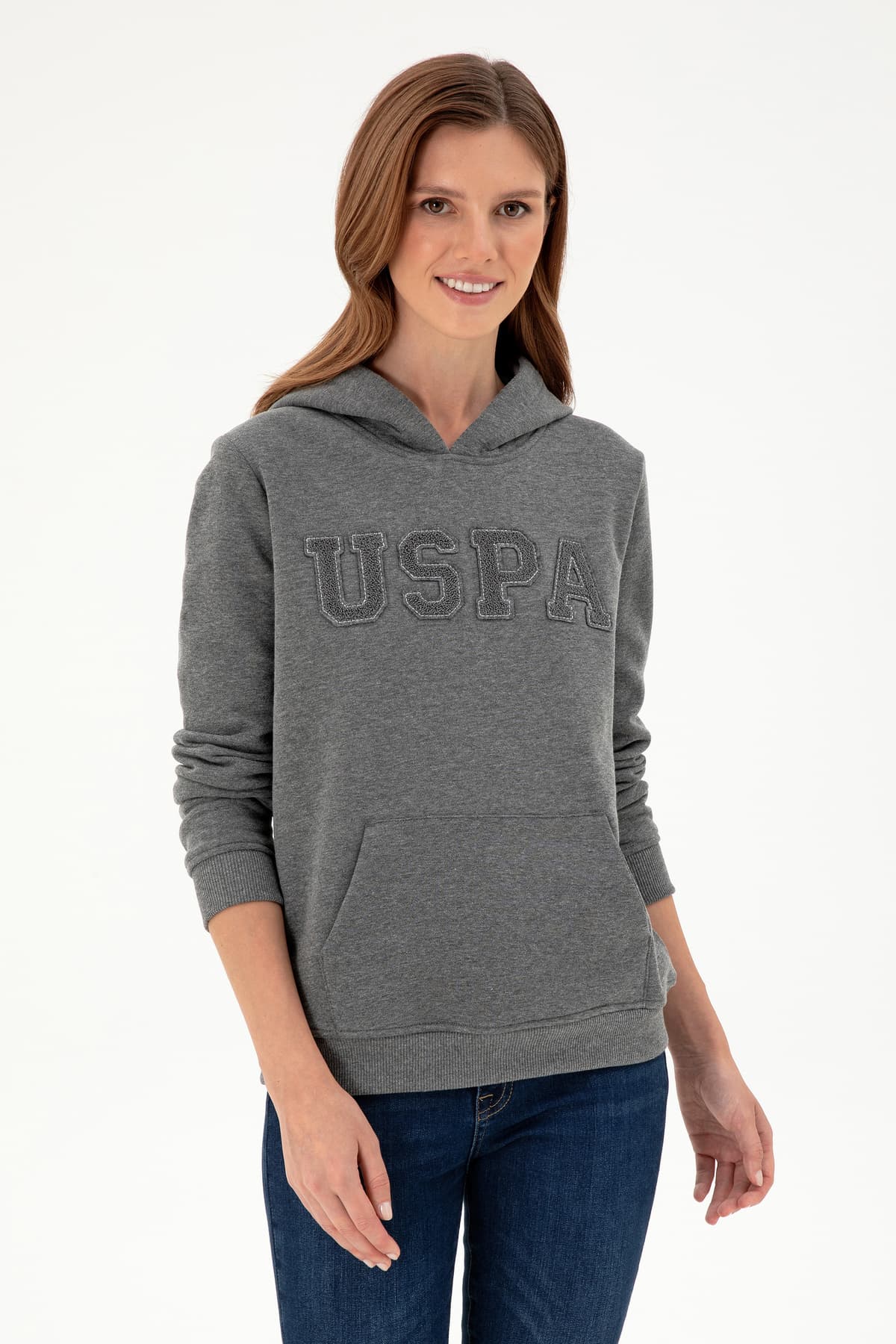 سویشرت کلاهدار زنانه سبز U.S. Polo Assn. ساده مدل 50296931-VR054 سویشرت کلاهدار زنانه سبز U.S. Polo Assn. ساده مدل 50296931-VR054