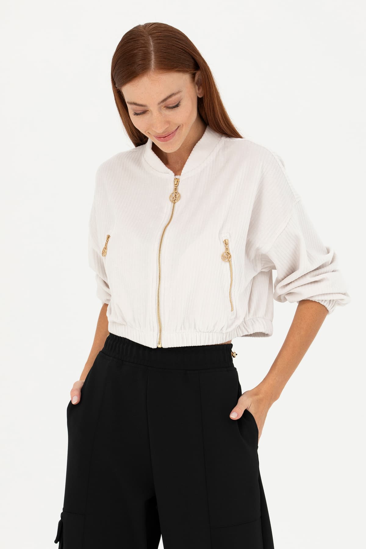 سویشرت زنانه U.S. Polo Assn. سرمهای یقه هفت مدل 50271608-VR033 سویشرت زنانه U.S. Polo Assn. سرمهای یقه هفت مدل 50271608-VR033