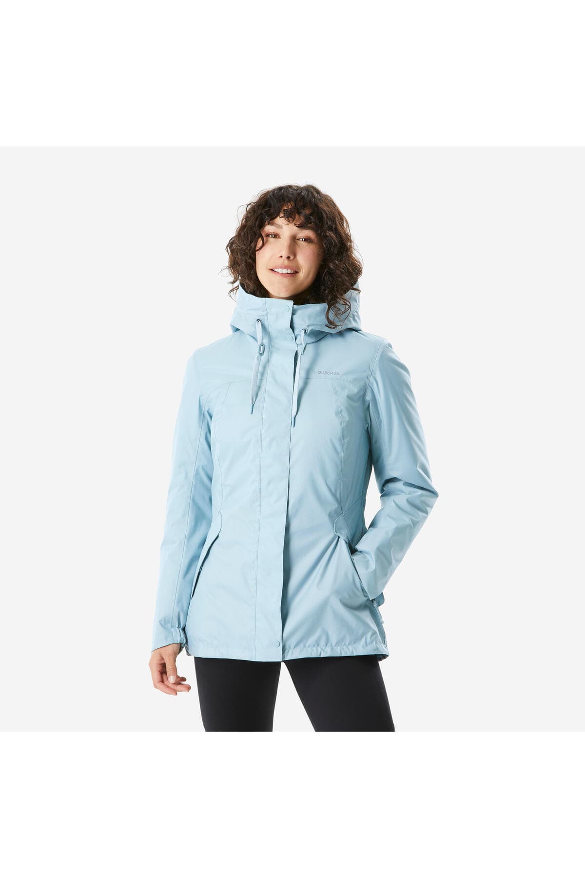 کاپشن زنانه Decathlon Quechua برفی ضد آب آبی مدل NH500 -10 °C کاپشن زنانه Decathlon Quechua برفی ضد آب آبی مدل NH500 -10 °C