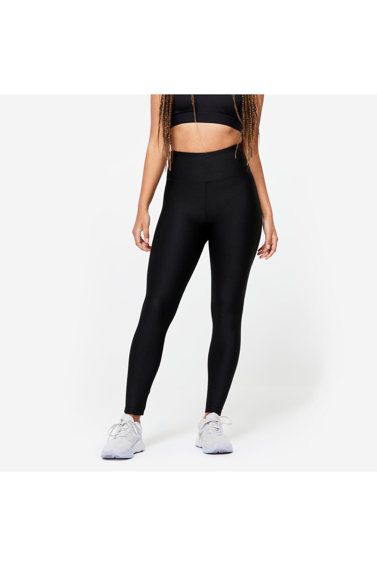 تایت ورزشی زنانه Decathlon مشکی مدل Ftı 100 فیتنس کاردیو تایت ورزشی زنانه Decathlon مشکی مدل Ftı 100 فیتنس کاردیو