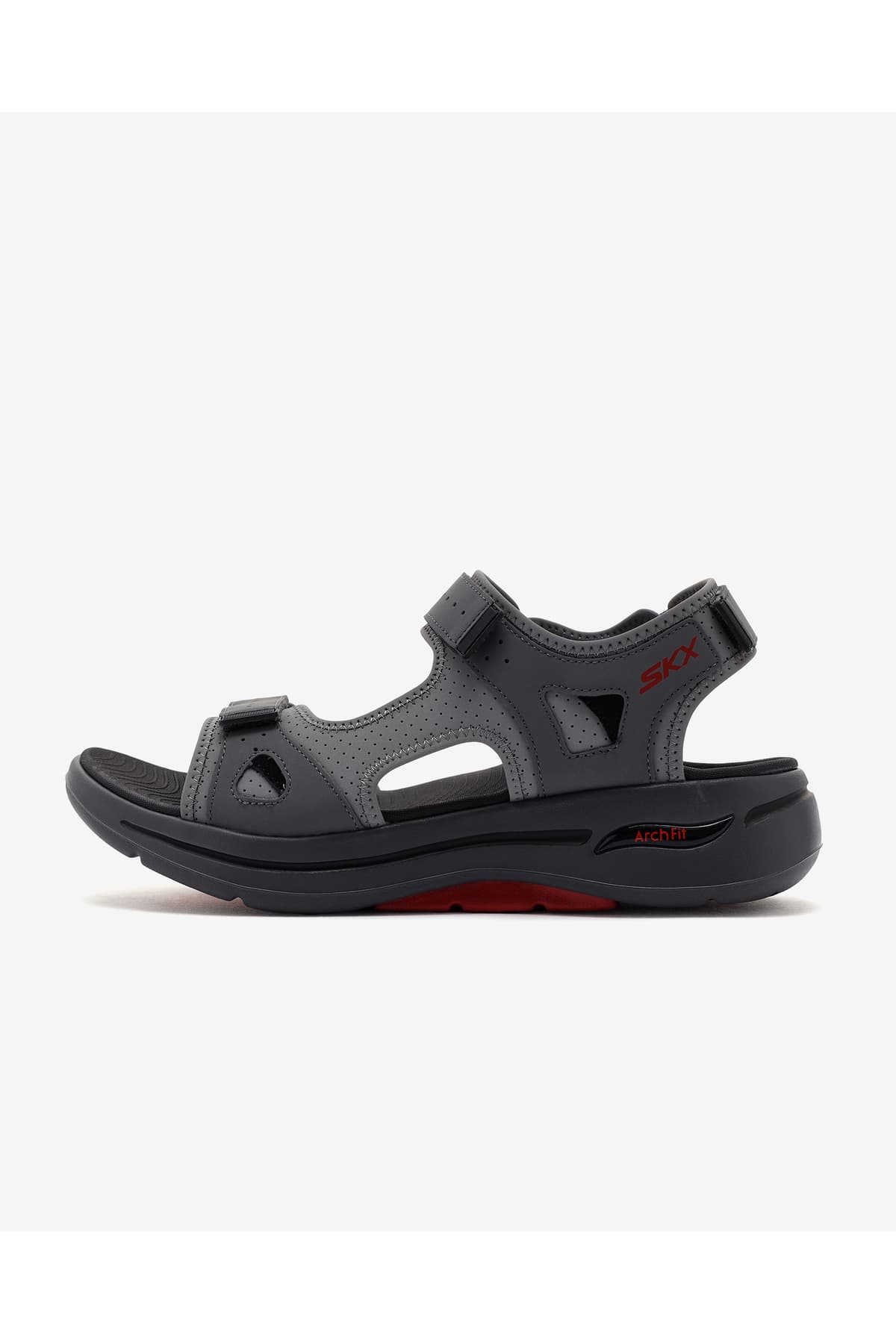 صندل مردانه Skechers Go Walk Arch Fit خاکستری Mission II مدل 229064 CCRD صندل مردانه Skechers Go Walk Arch Fit خاکستری Mission II مدل 229064 CCRD