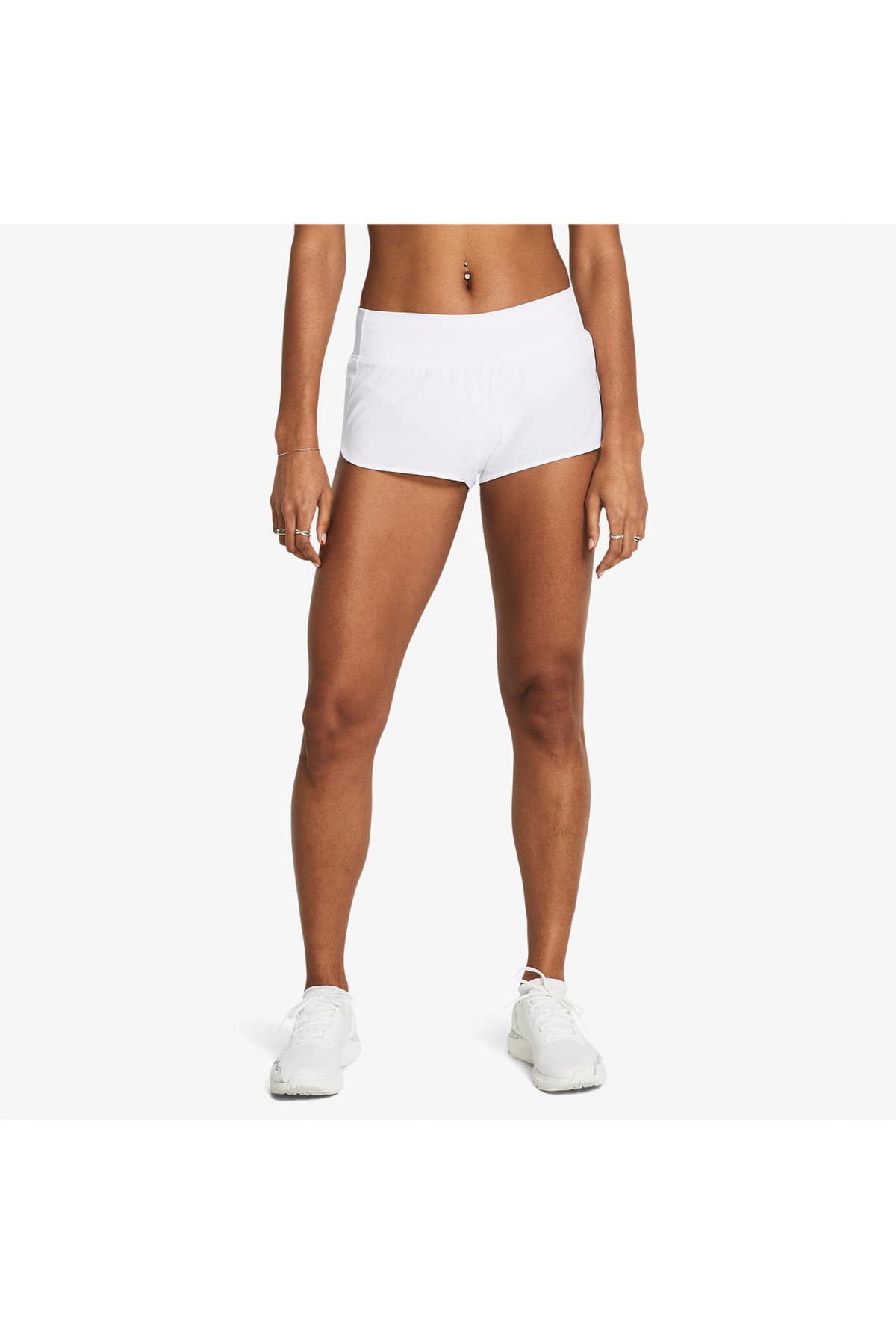 شورت زنانه Under Armour روزمره سفید 2inch Launch Pro شورت زنانه Under Armour روزمره سفید 2inch Launch Pro