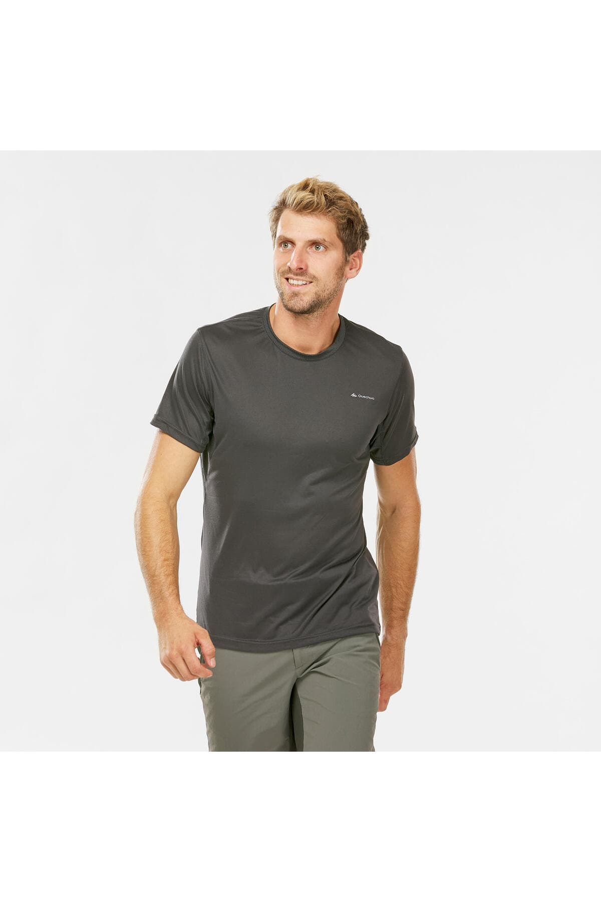 تیشرت مردانه Decathlon Quechua اوتدور خاکستری تیره مدل MH100 تیشرت مردانه Decathlon Quechua اوتدور خاکستری تیره مدل MH100