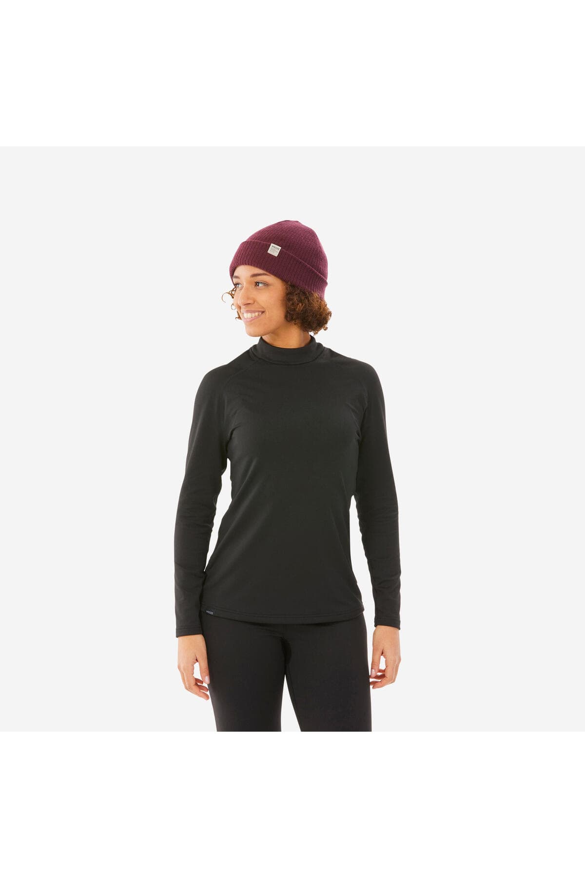 زیرپوش حرارتی زنانه اسکی Decathlon Wedze مشکی مدل BL 500 زیرپوش حرارتی زنانه اسکی Decathlon Wedze مشکی مدل BL 500